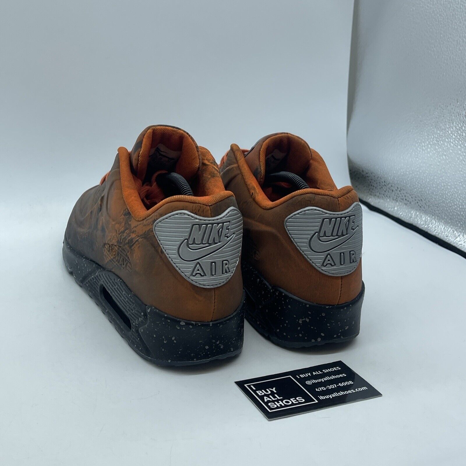 Size 12 - Nike Air Max 90 QS Mars Landing Black Brown Leather (CD0920-600)