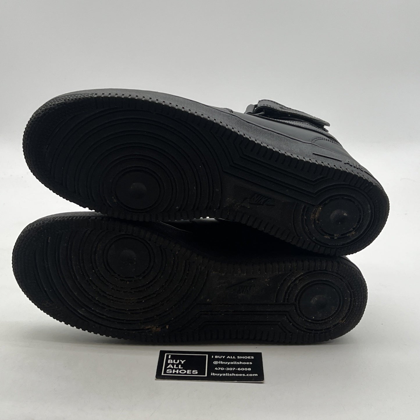 Size 12 - Nike Air Force 1 '07 Mid Triple Black (315123-001)