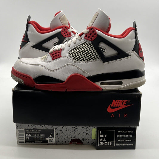 Size 11.5 - Air Jordan 4 Retro OG Mid Fire Red (DC7770-160)