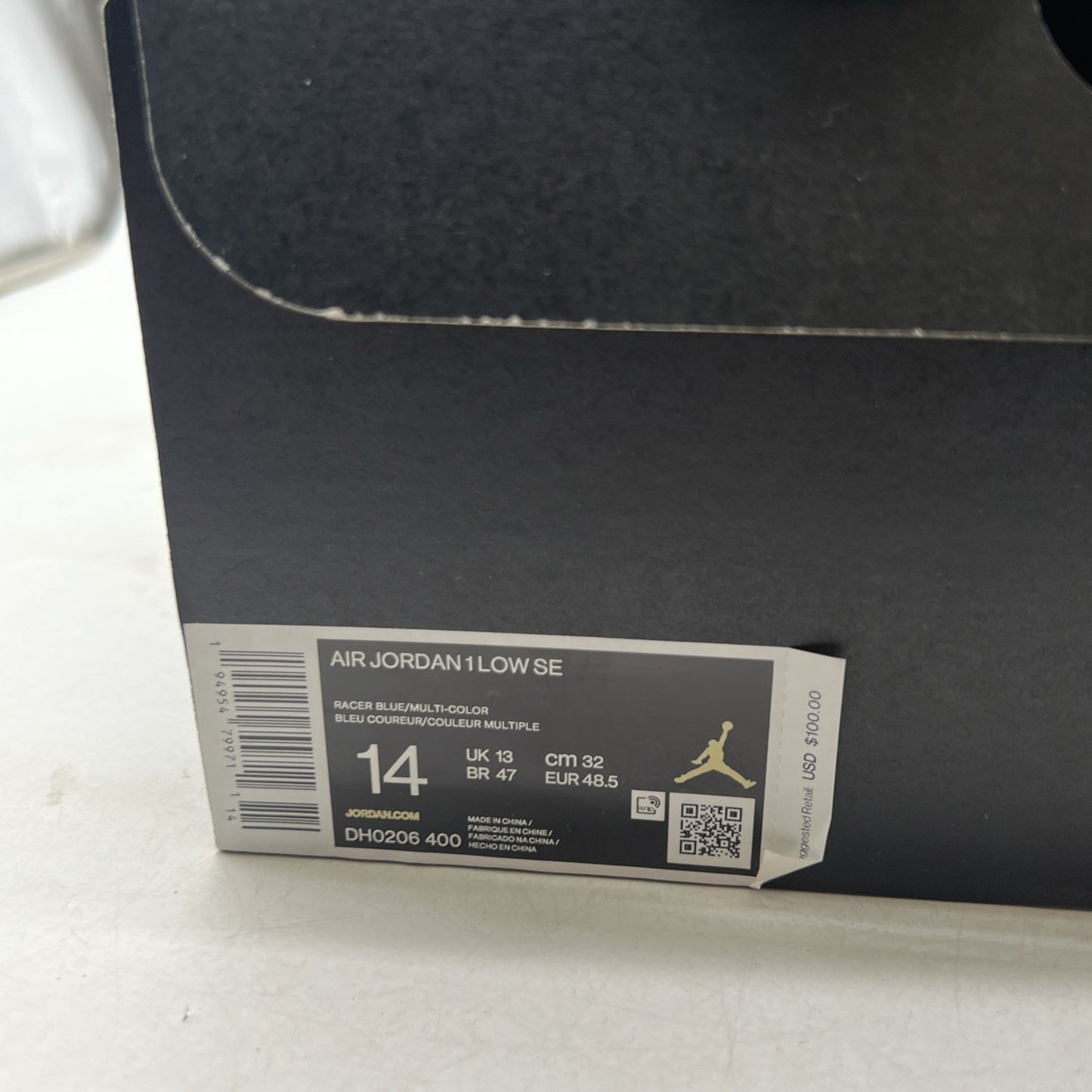 Size 14 - Air Jordan 1 SE Low Racer Blue (DH0206-400)