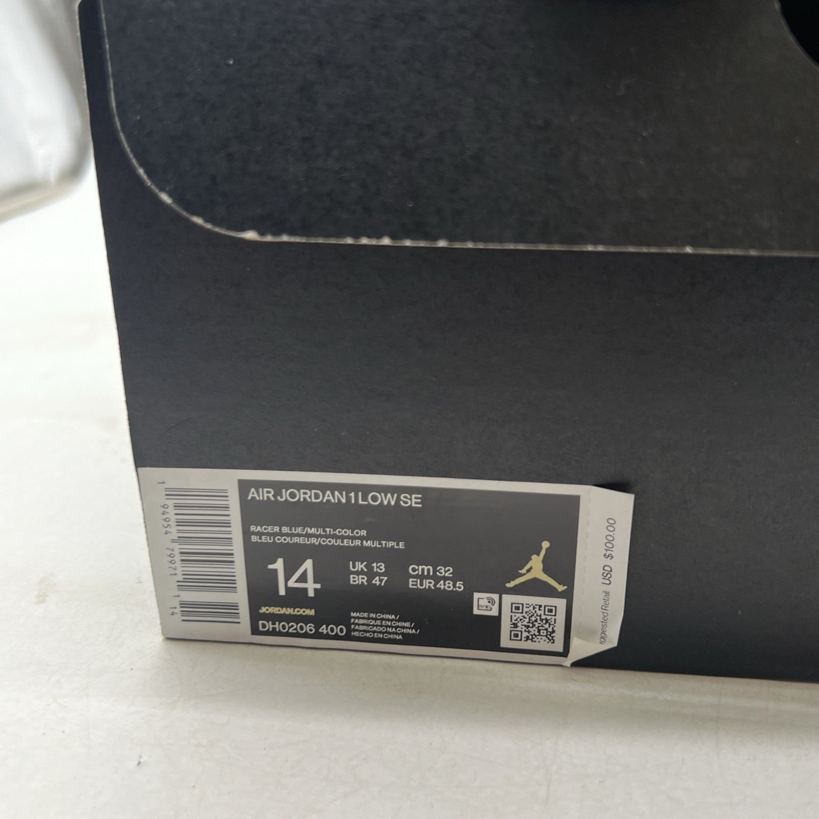 Size 14 - Air Jordan 1 SE Low Racer Blue (DH0206-400)