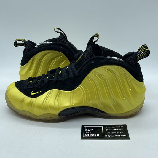 Size 10 - Nike Air Foamposite One Electrolime Yellow Black Suede (314996-330)