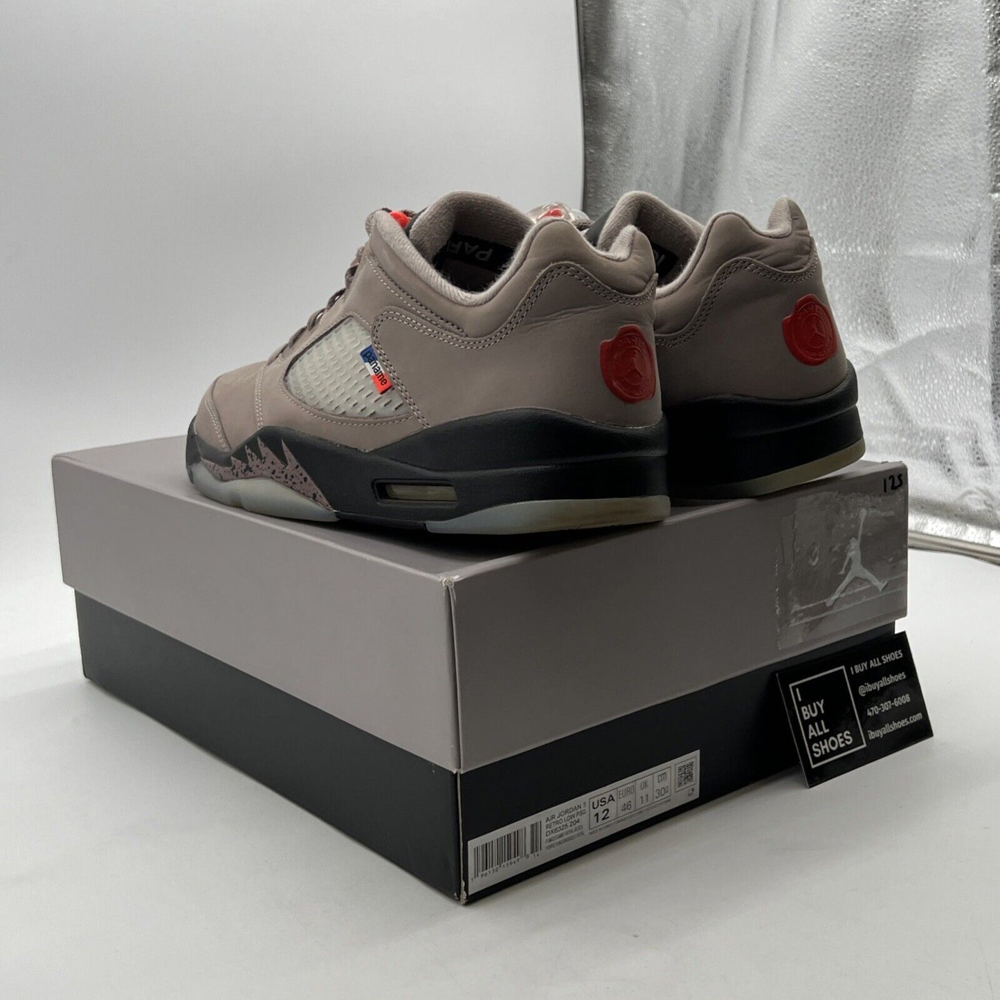 Size 12 - Paris Saint-Germain x Air Jordan 5 Retro Low Paname (DX6325-204)