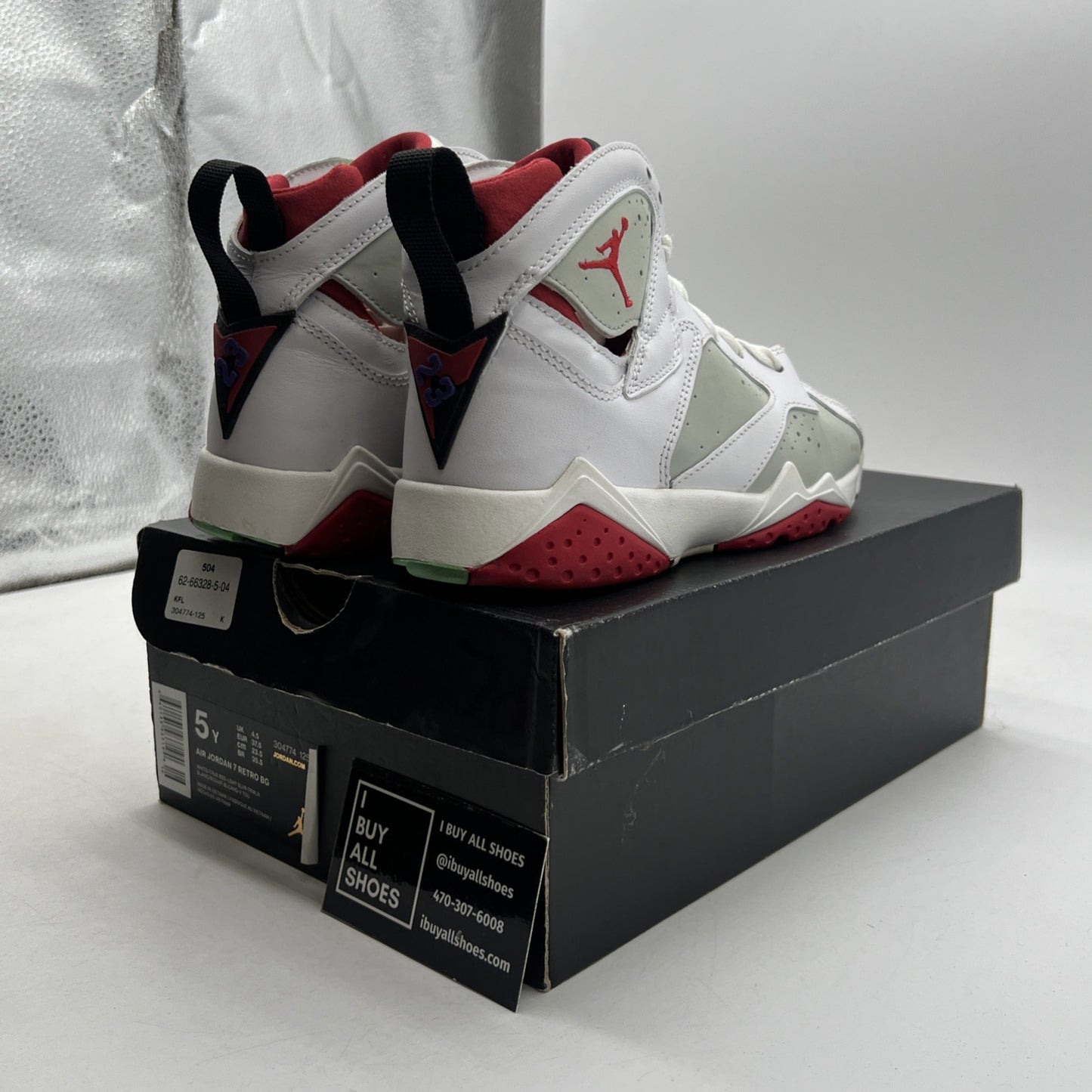 Size 5Y - Air Jordan 7 Retro High Hare (304774-125)