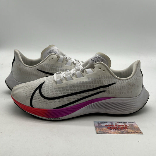 Size 11.5 - Nike Air Zoom Pegasus 37 White Multi (BQ9646-103)