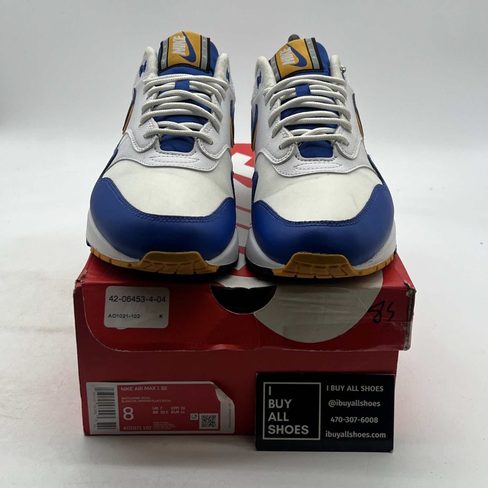 Size 8 - Nike Air Max 1 SE Windbreaker (AO1021-102)
