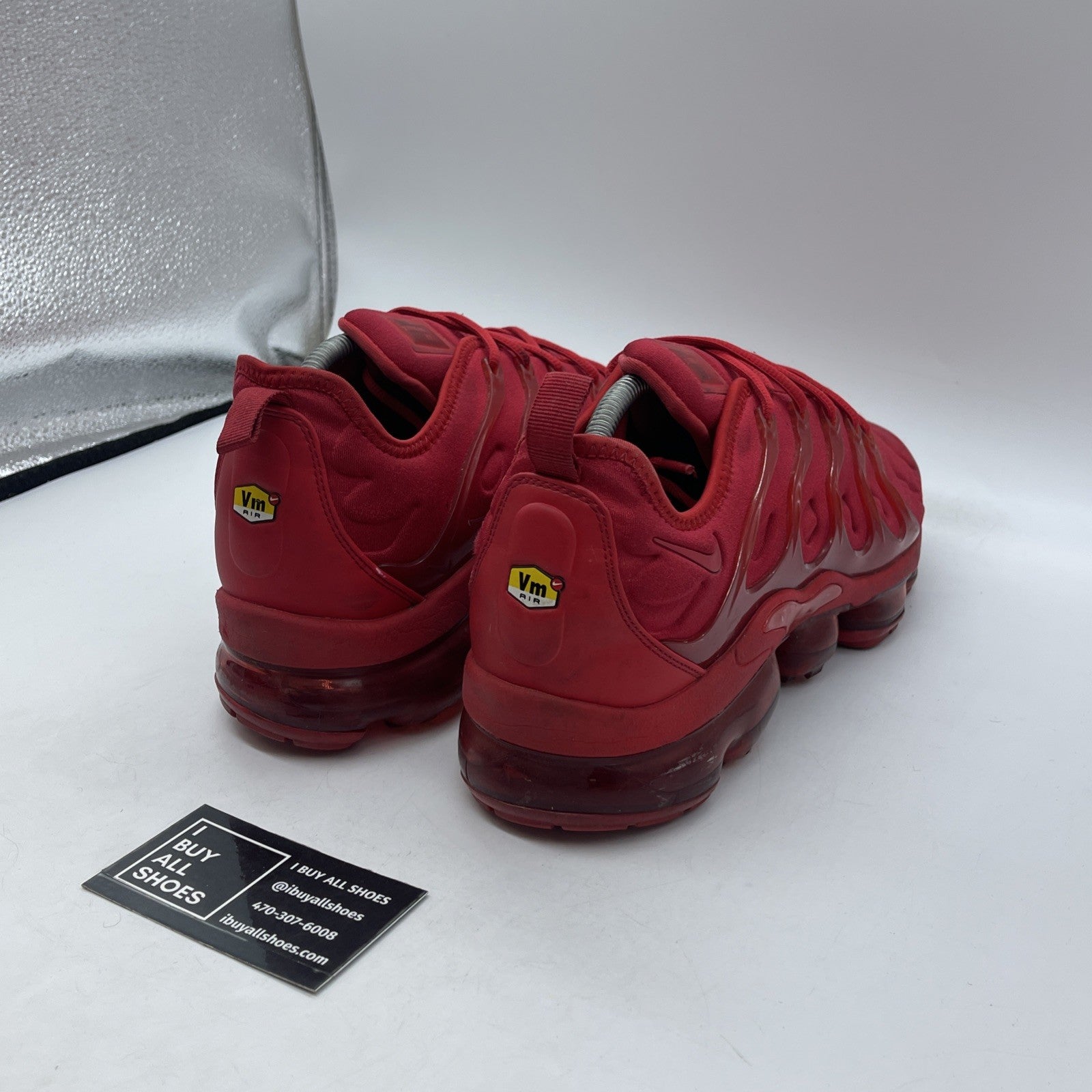 Size 11 - Nike Air VaporMax Plus Triple Red Suede Leather (CW6973-600)
