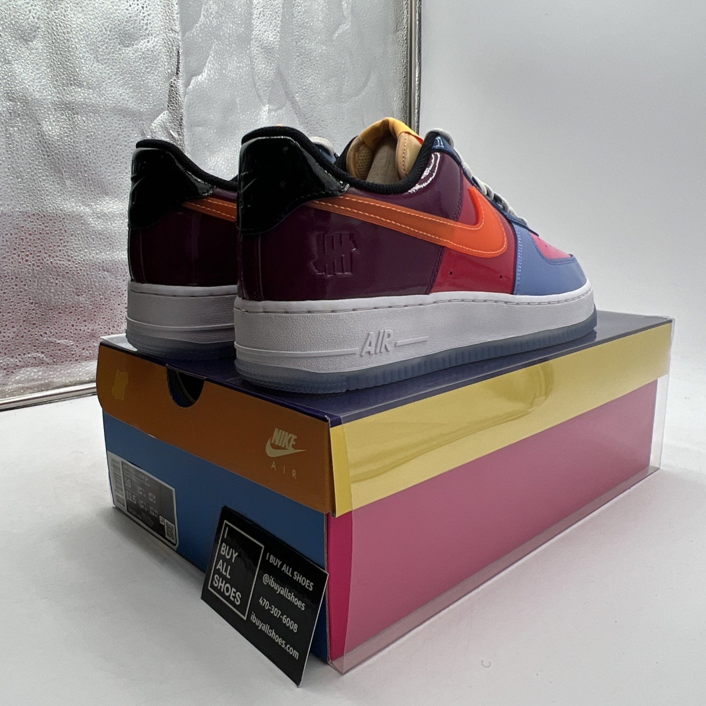 Size 10 - Nike Undefeated x Air Force 1 Low Total Orange (DV5255-400)