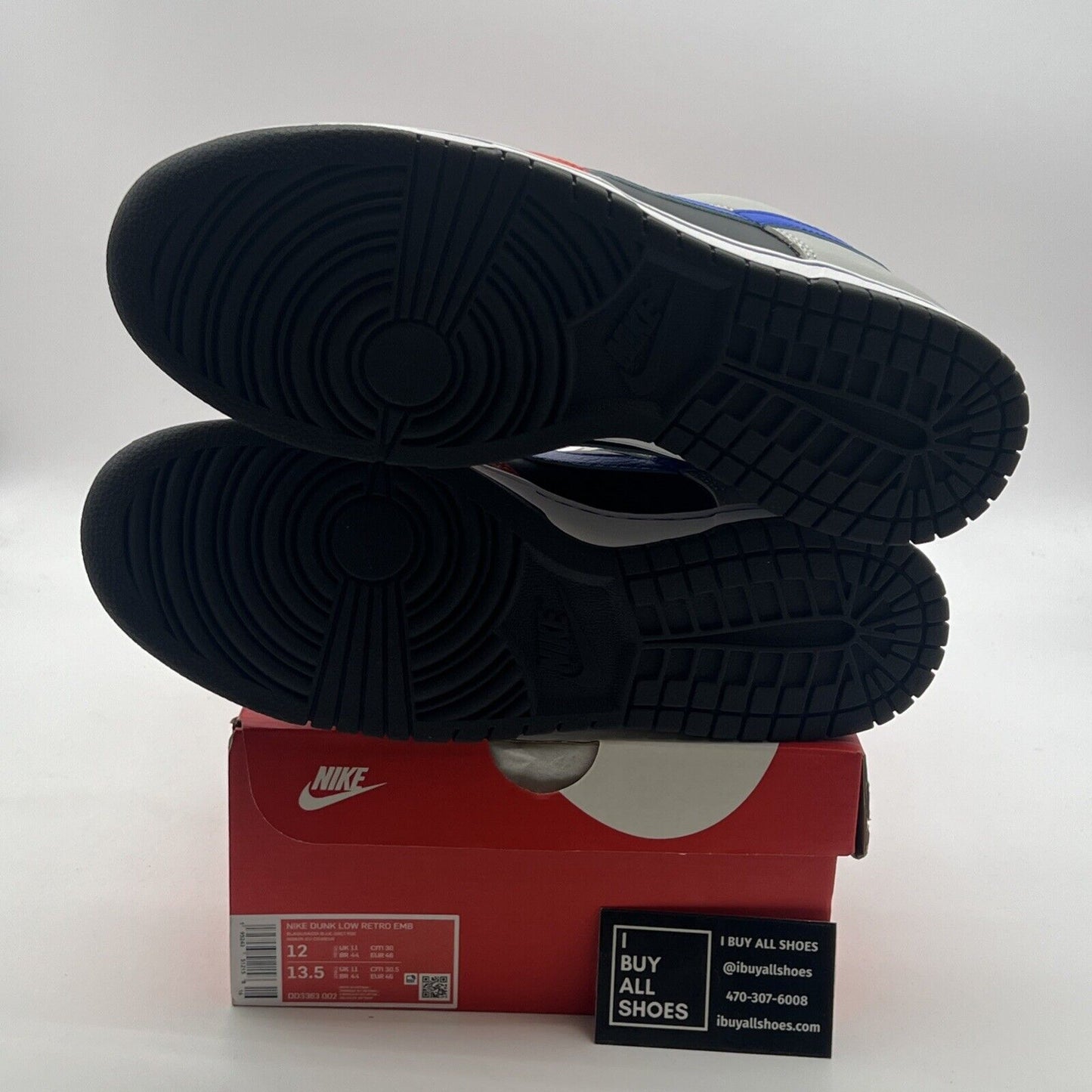 Size 12 - Nike NBA x Dunk EMB Low 75th Anniversary - Knicks (DD3363-002)