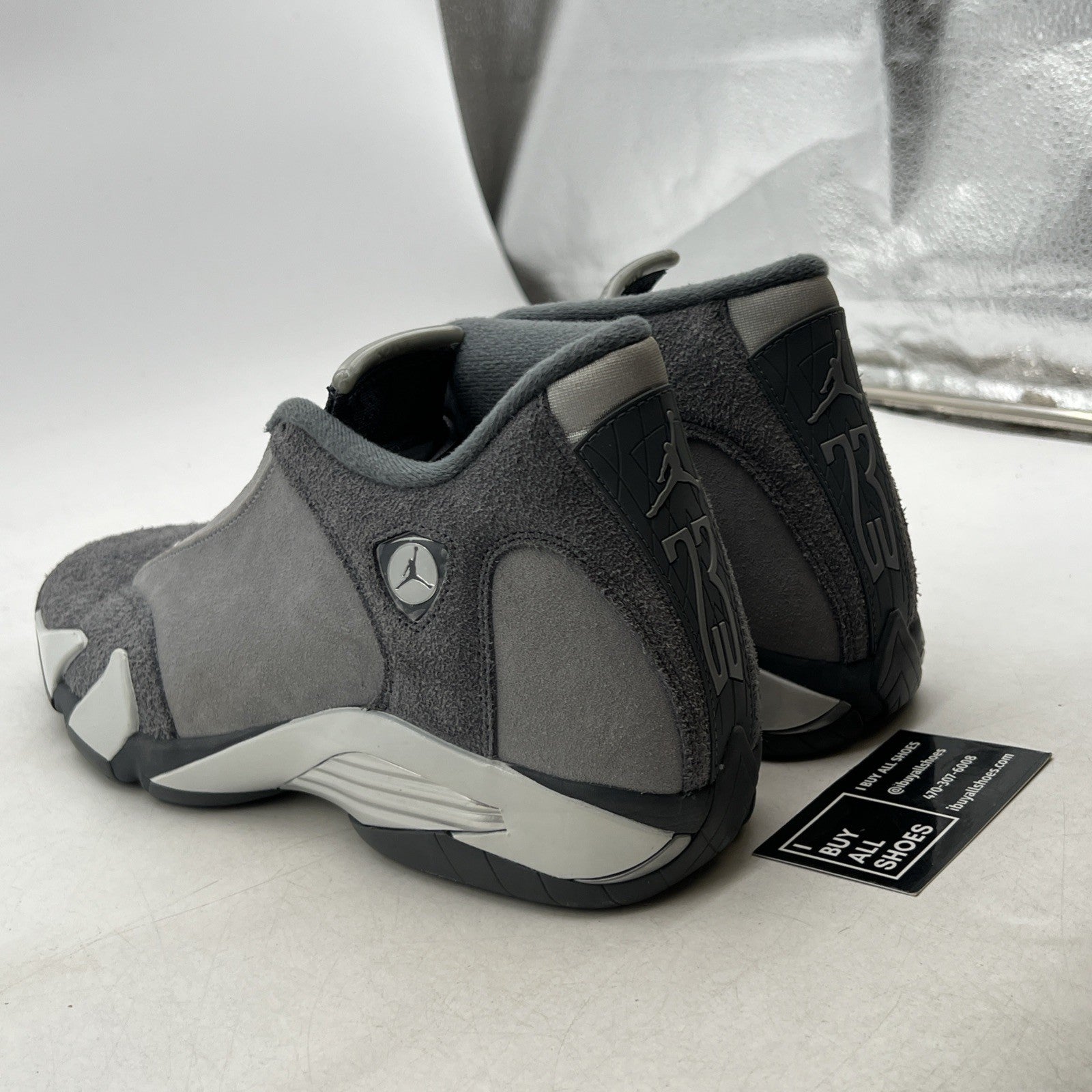 Size 11.5 - Air Jordan 14 Retro Flint Grey Stealth (FJ3460-012)