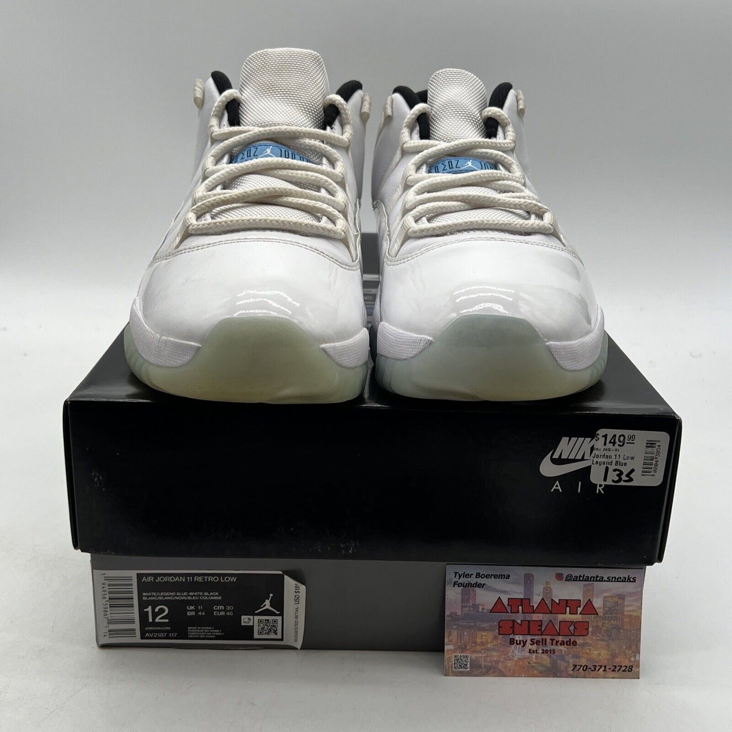 Size 12 - Jordan 11 Retro Low Legend Blue (AV2187-117)