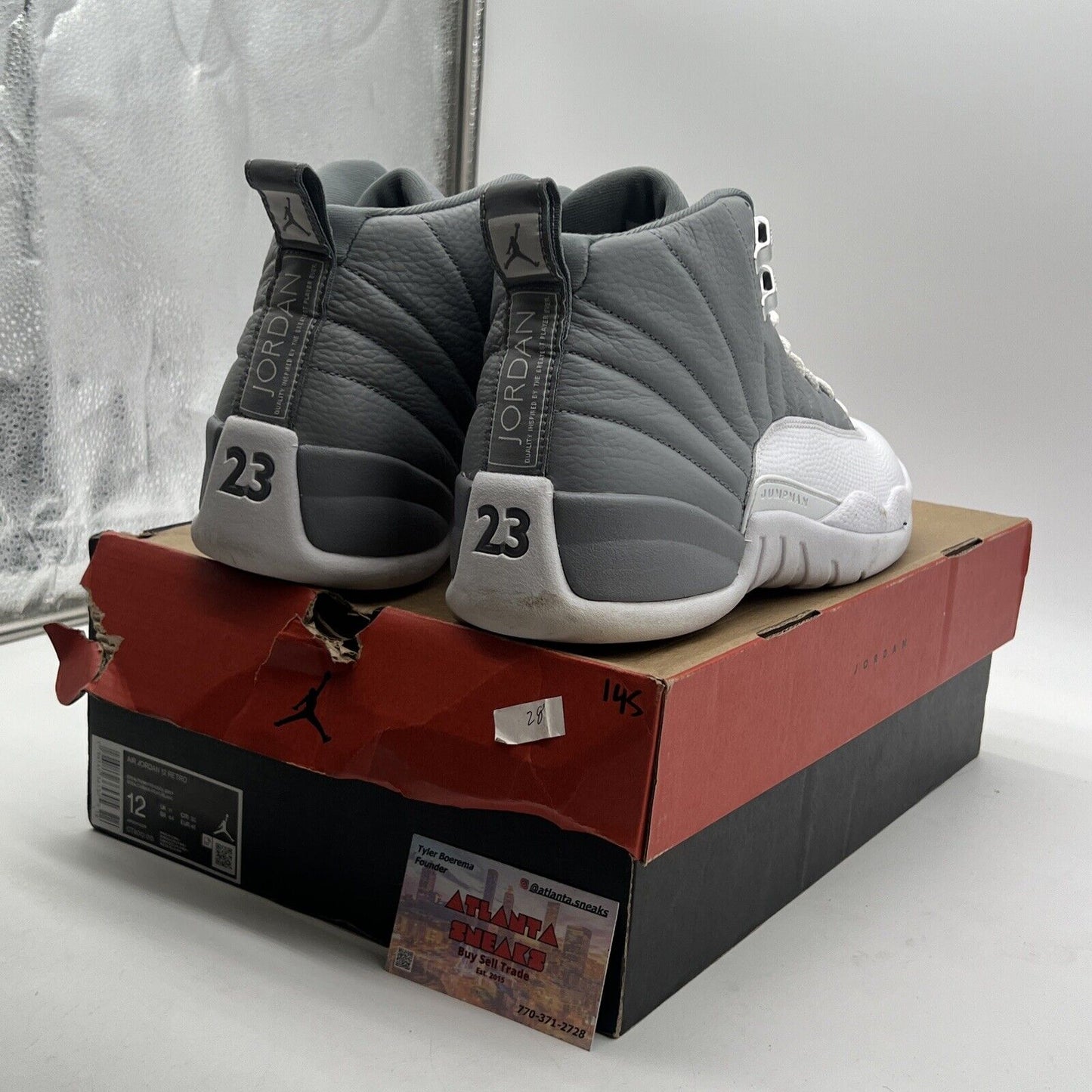 Size 12 - Air Jordan 12 Stealth 2022 (CT8013-015)