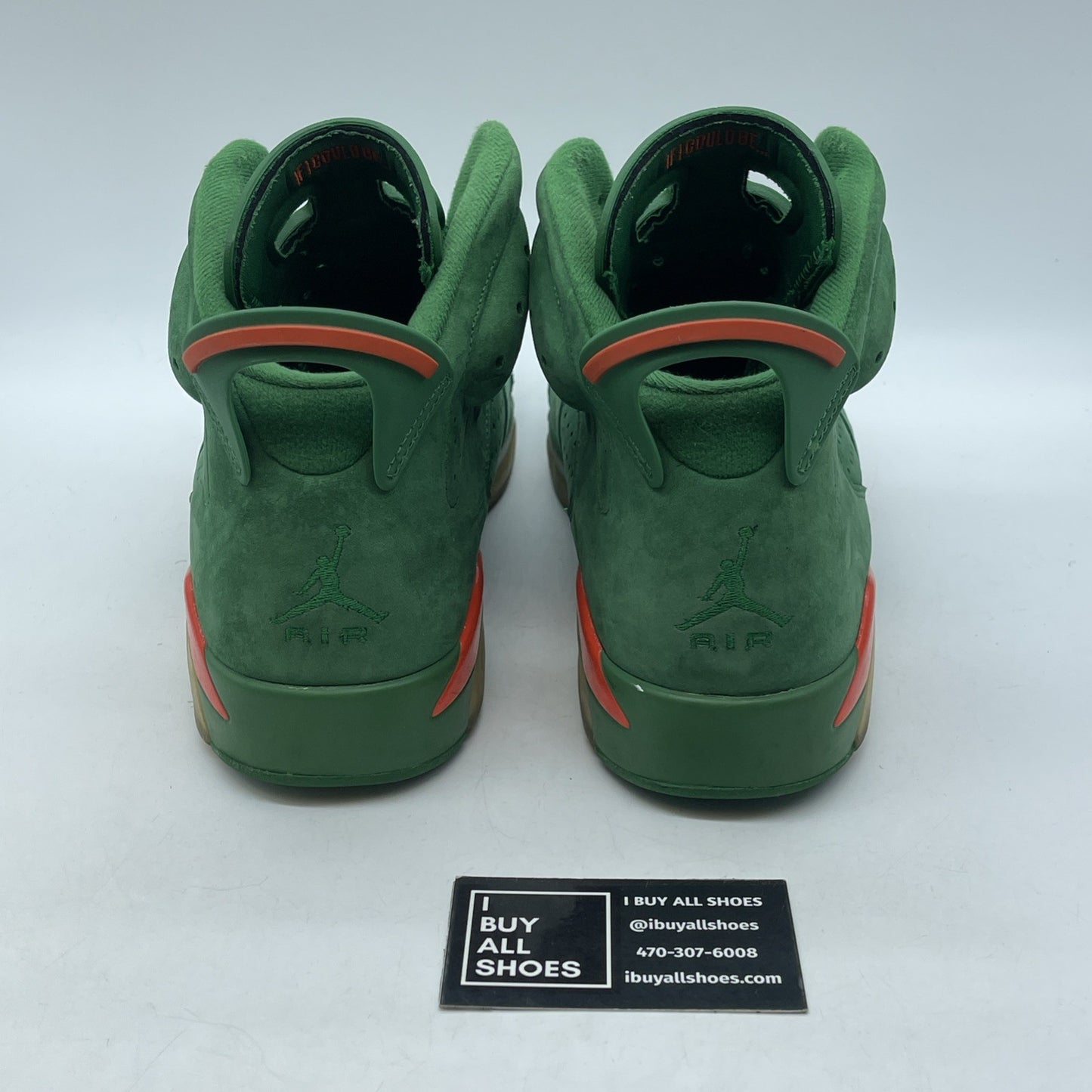 Size 11 - Air Jordan 6 Retro NRG Green Suede Gatorade Suede (AJ5986-335)