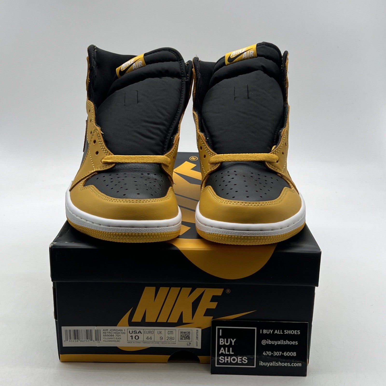 Size 10 - Air Jordan 1 Retro OG High Pollen (555088-701)