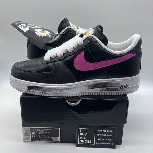Size 10.5 - Nike G-Dragon x Air Force 1 '07 Para-Noise 3.0 Black (AQ3692-004)
