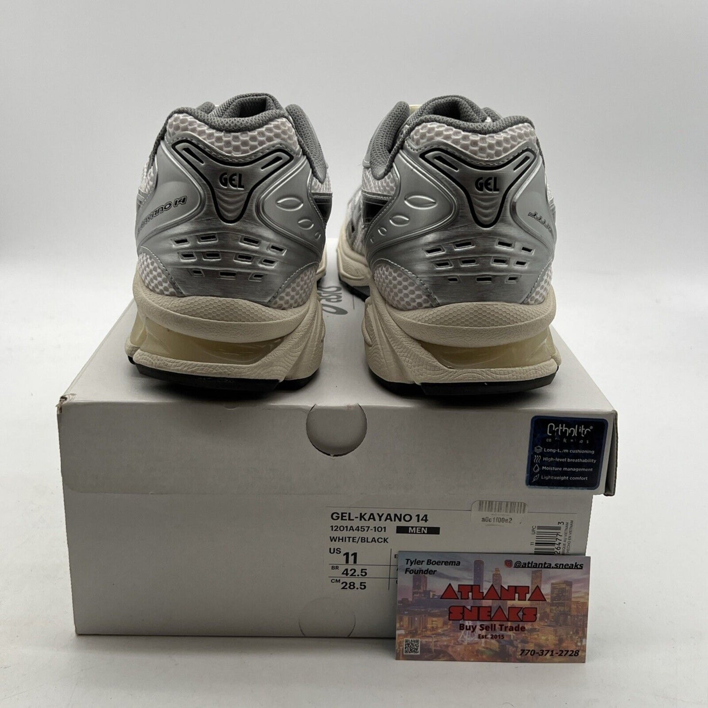 Size 11 - ASICS JJJJound x Gel Kayano 14 Silver Black (1201A457-101)