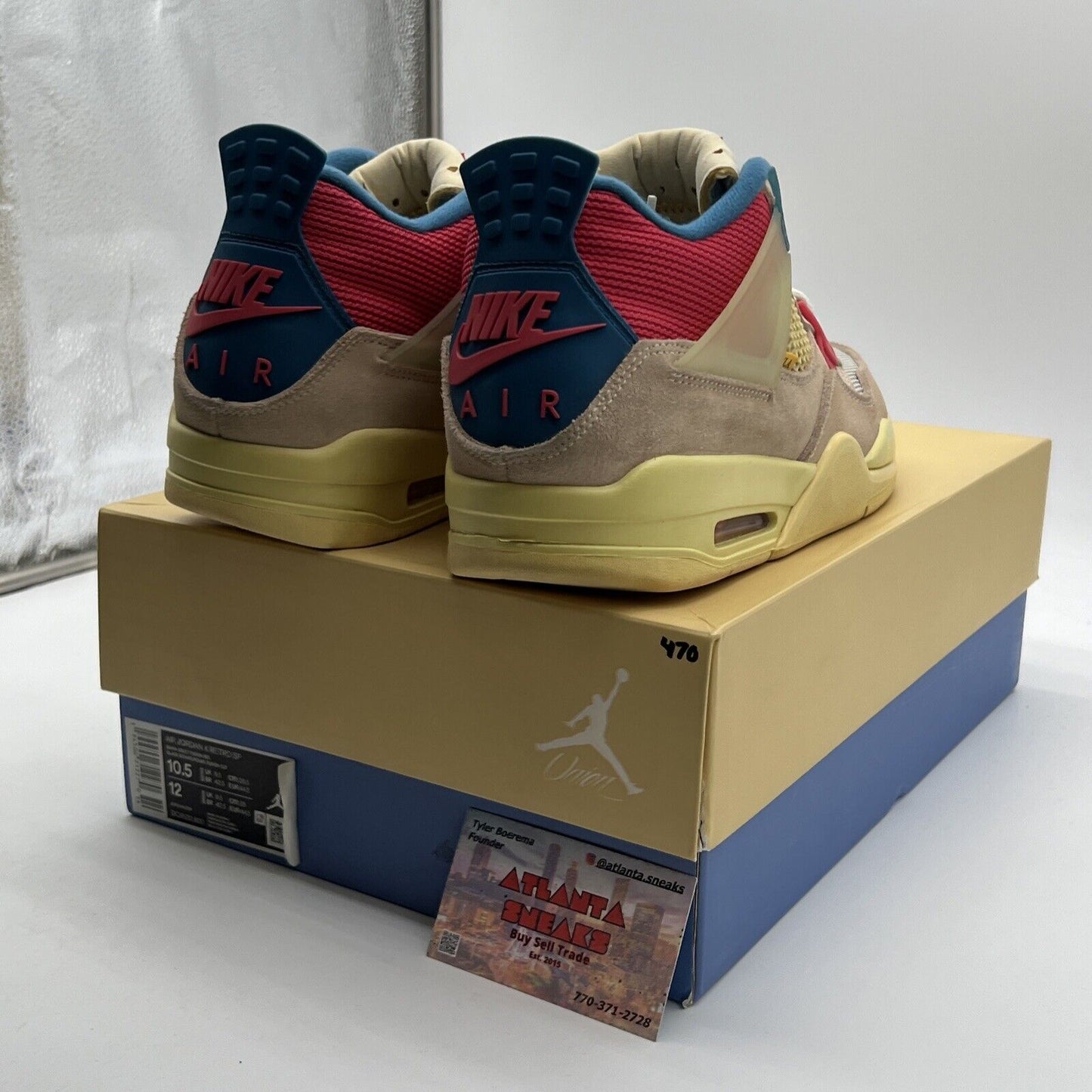 Size 10.5 - Air Jordan 4 Retro x Union LA Mid Guava Ice (DC9533-800)