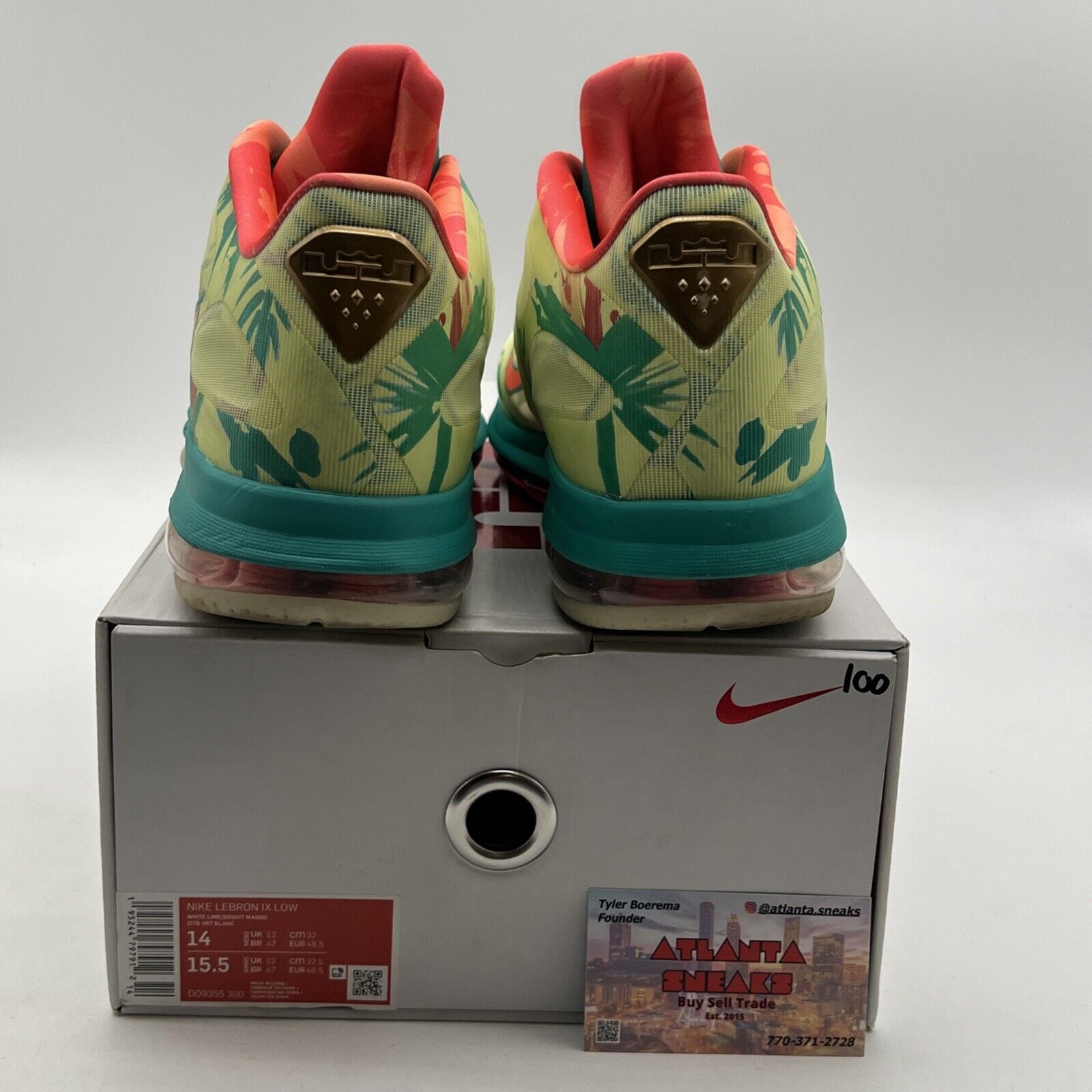 Size 14 - Nike LeBron 9 Low LeBronold Palmer (D09355-300)