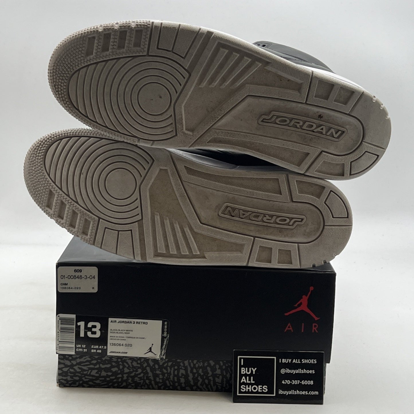 Size 13 - Air Jordan 3 Retro Cyber Monday (136064-020)