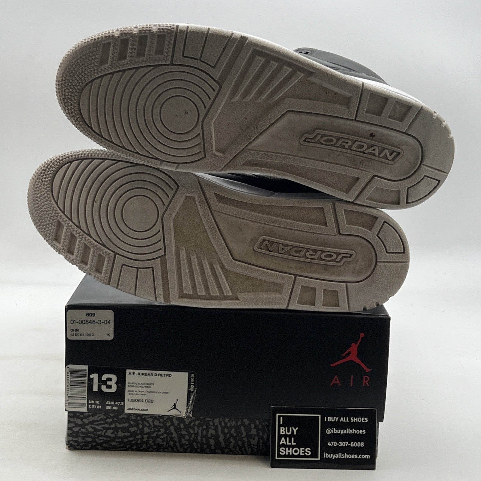 Size 13 - Air Jordan 3 Retro Cyber Monday (136064-020)