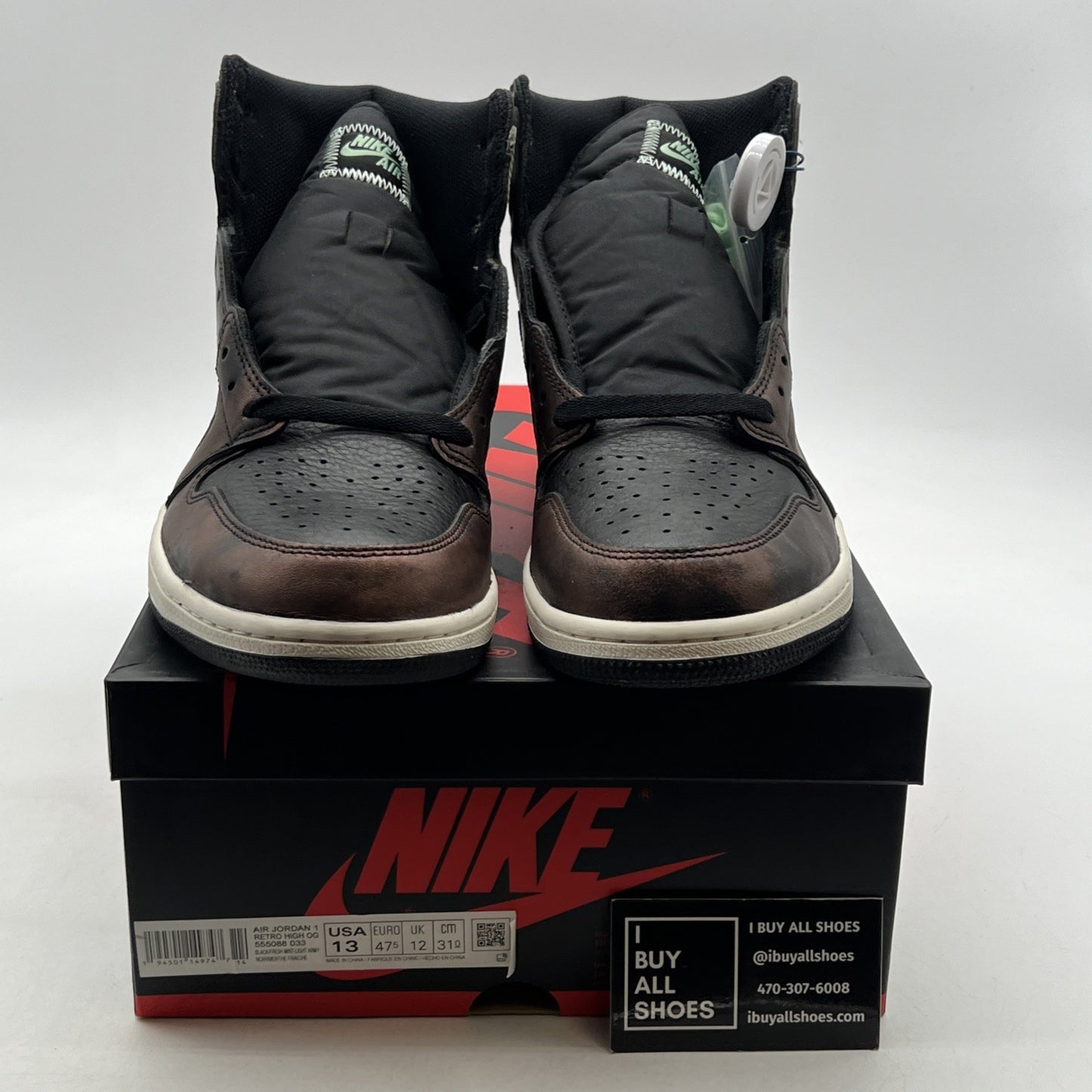Size 13 - Air Jordan 1 Retro OG High Patina (555088-033)