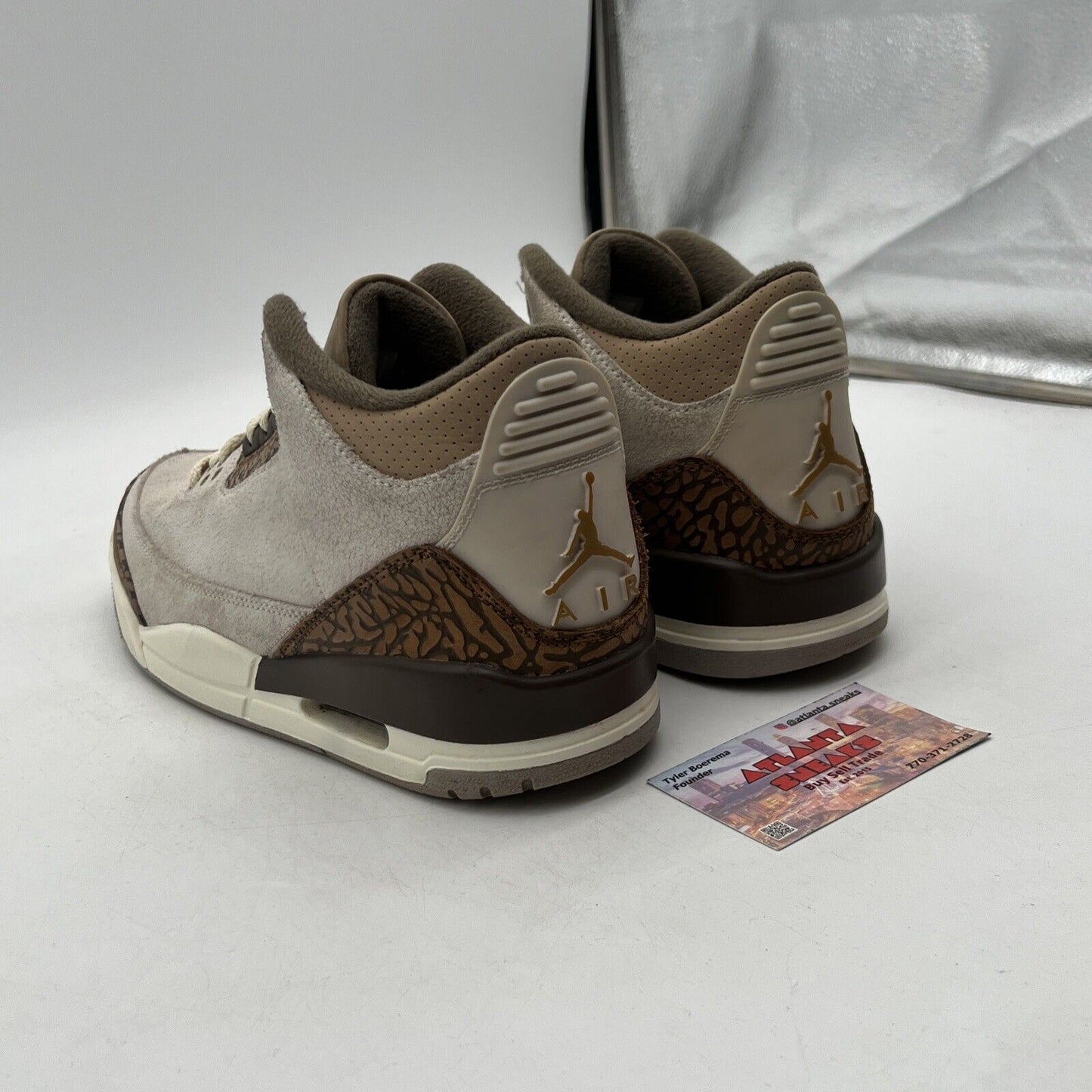 Size 8 - Jordan 3 Retro Low Palomino Brown White Cream (CT8532-102)