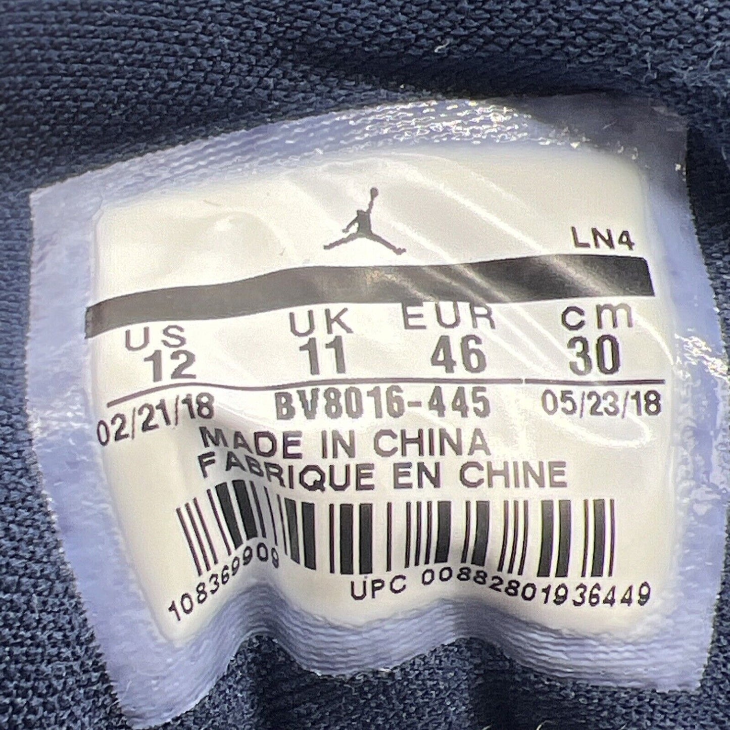Size 12 - Air Jordan 12 Retro International Flight Navy White Suede (BV8016-445)