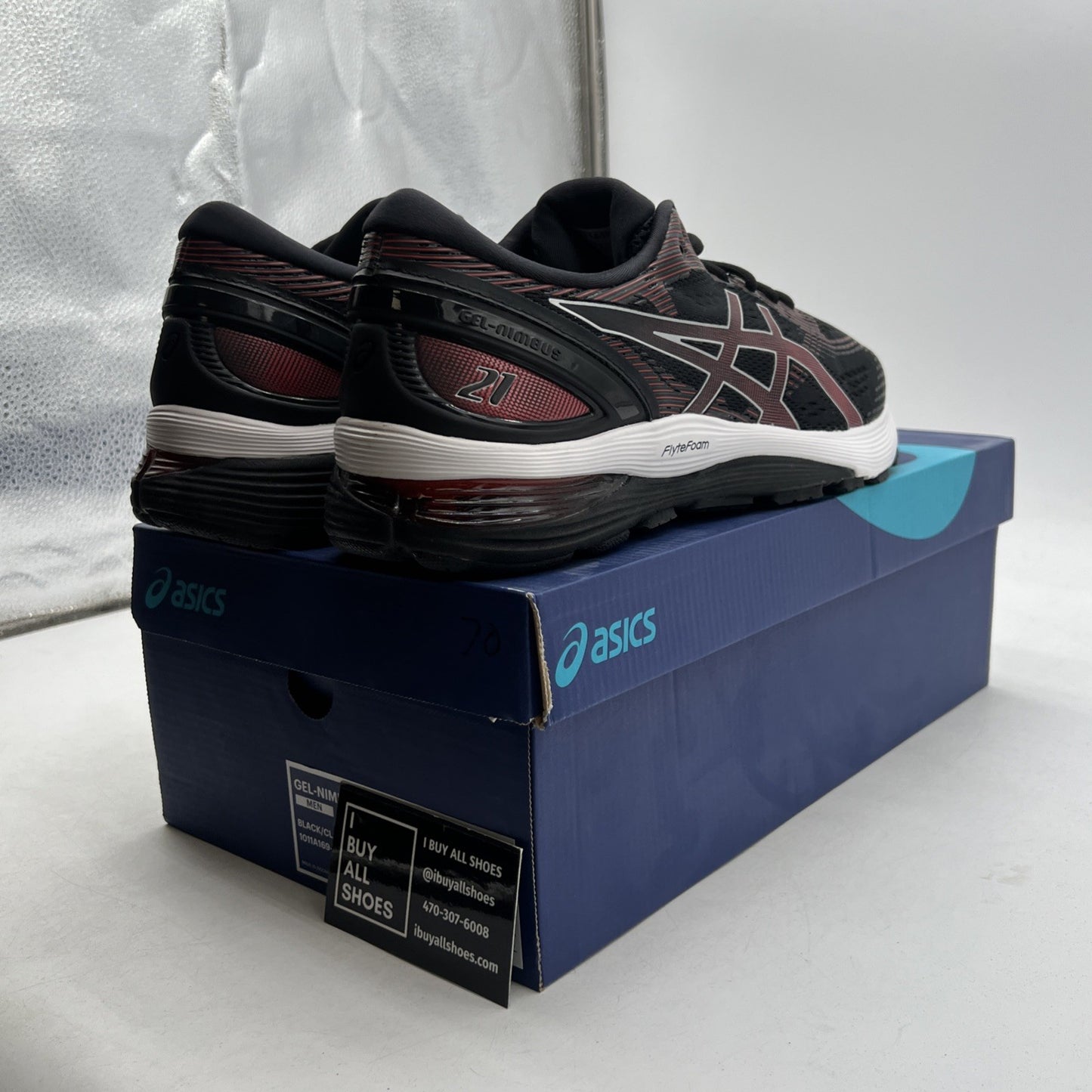 Size 11.5 - Asics Gel Nimbus 21 Classic Red (1011A169-002)