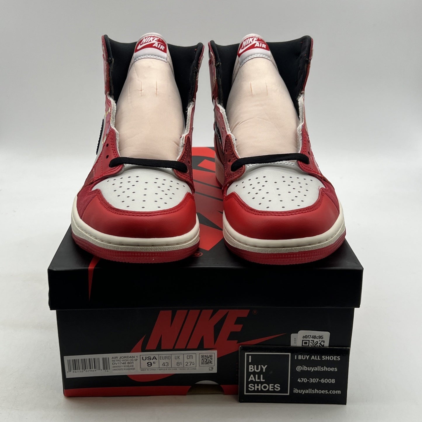 Size 9.5 - Air Jordan 1 Retro OG x Marvel High Next Chapter (DV1748-601)