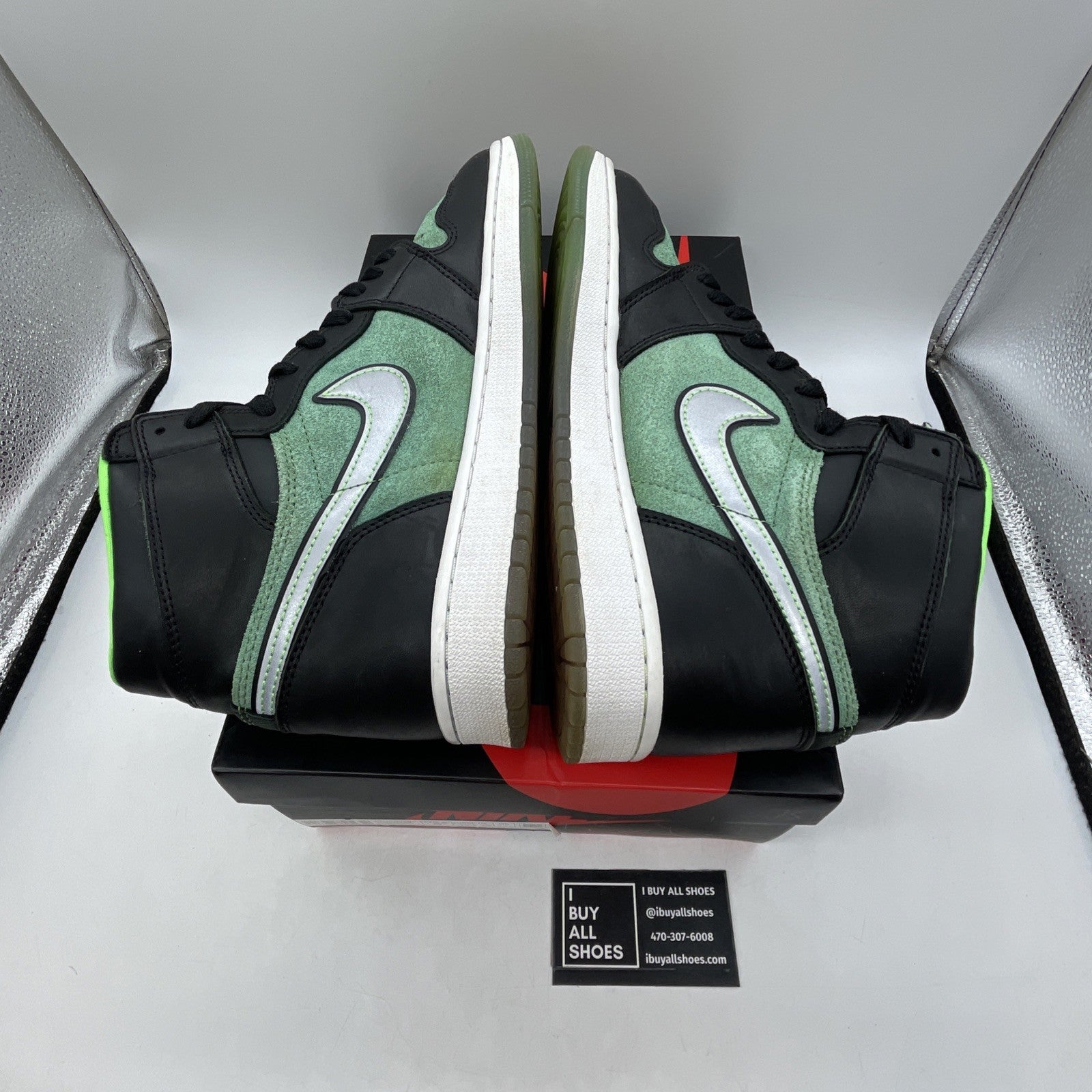 Size 9.5 - Air Jordan 1 Zoom High Zen Green (CK6637-002)