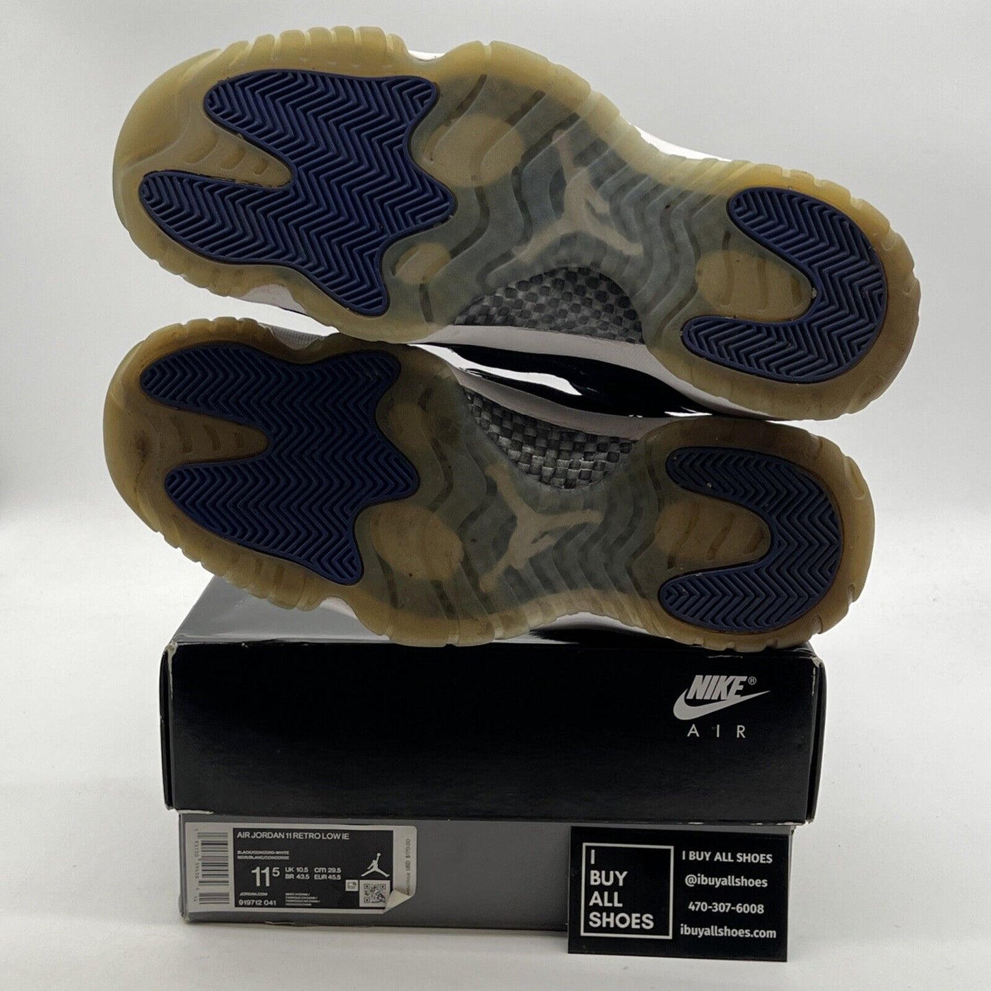 Size 11.5 - Air Jordan 11 Retro IE Low Space Jam (919712-041)