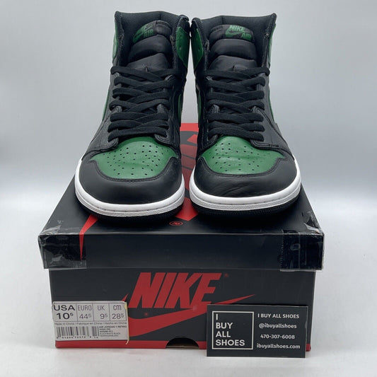 Size 10.5 - Air Jordan 1 Retro OG Prm High Yin Yang (CUSTOM) Green (555088-011)