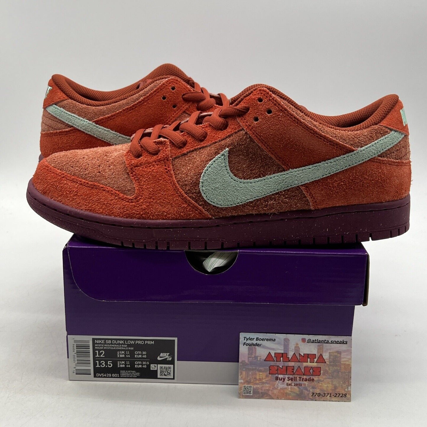 Size 12 - Nike Dunk SB Low Mystic Red (DV5429-601)