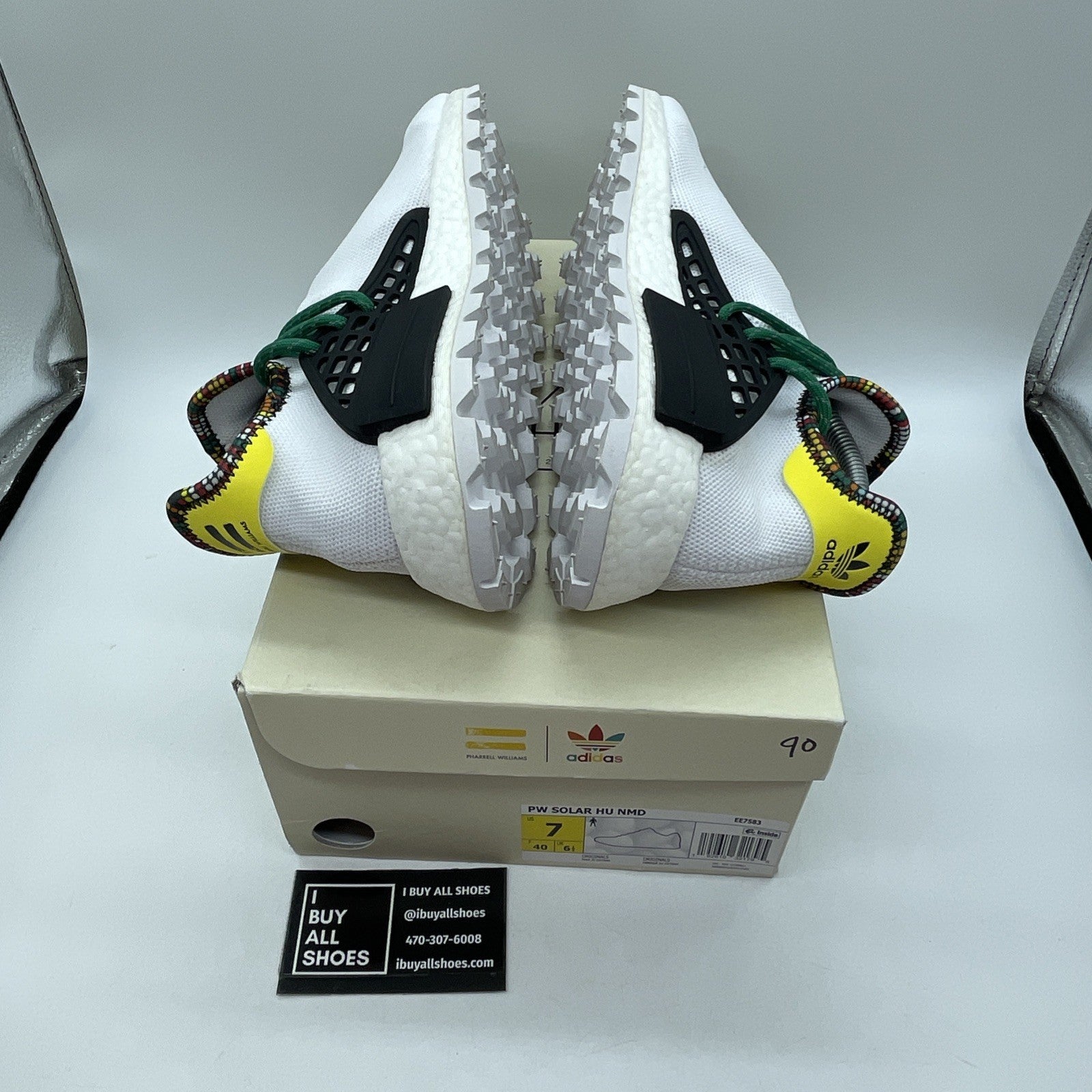 Size 7 - adidas Pharrell x NMD Human Race Inspiration Pack White (EE7583)