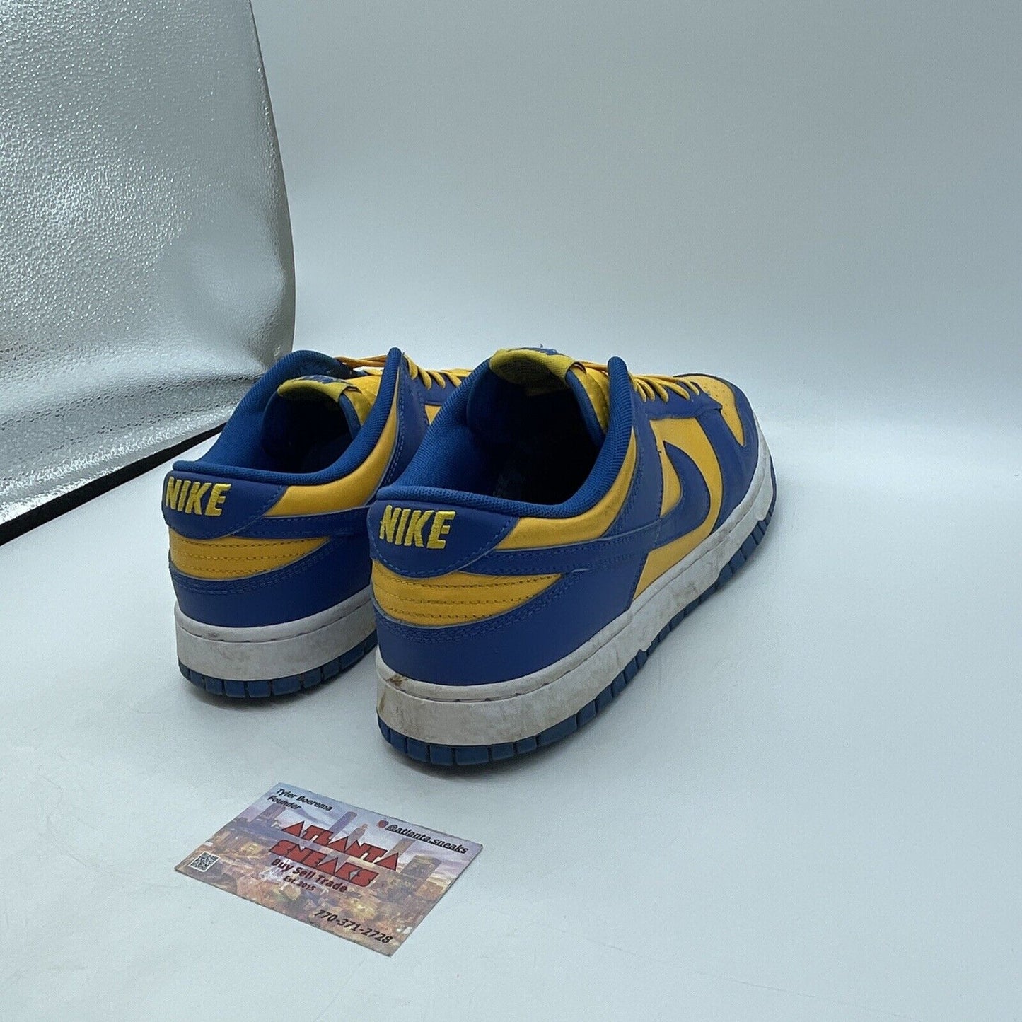 Size 12 - Nike Dunk Low UCLA Yellow Blue Leather (DD1391-402)