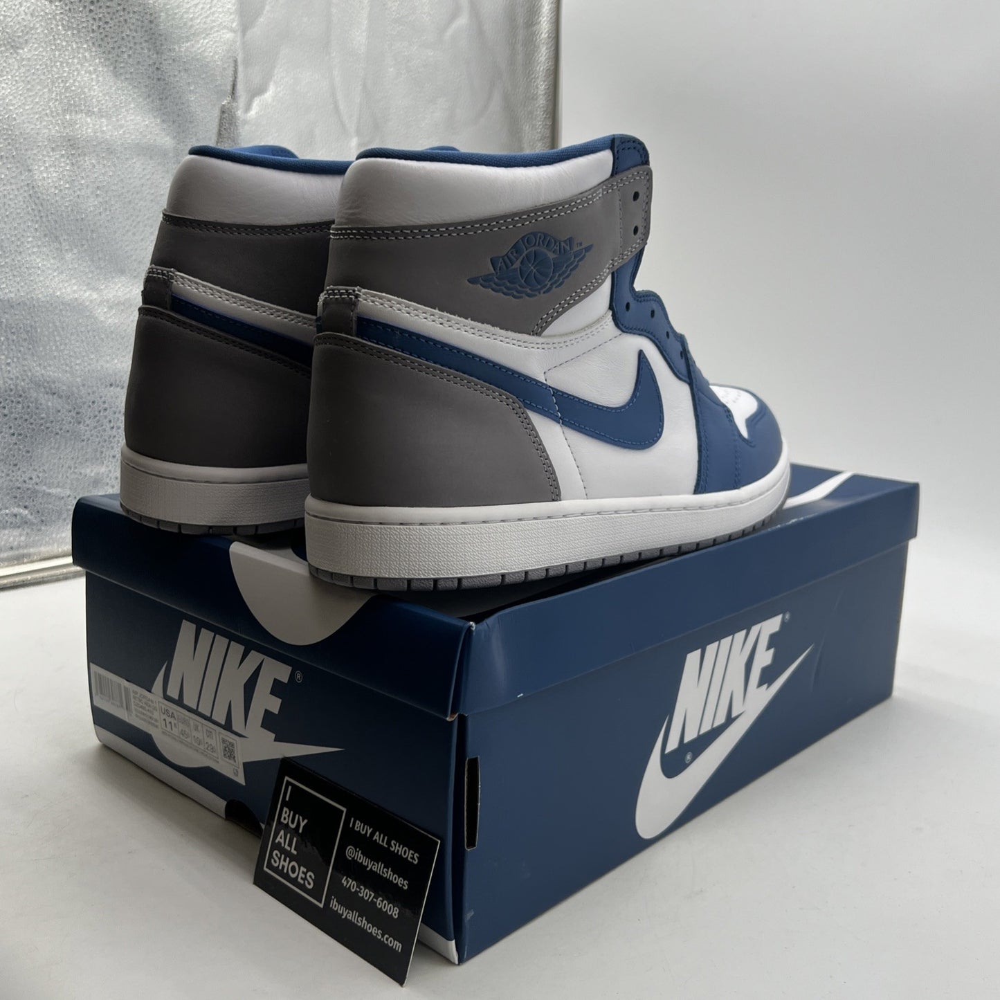 Size 11.5 - Air Jordan 1 Retro OG High True Blue (DZ5485-410)
