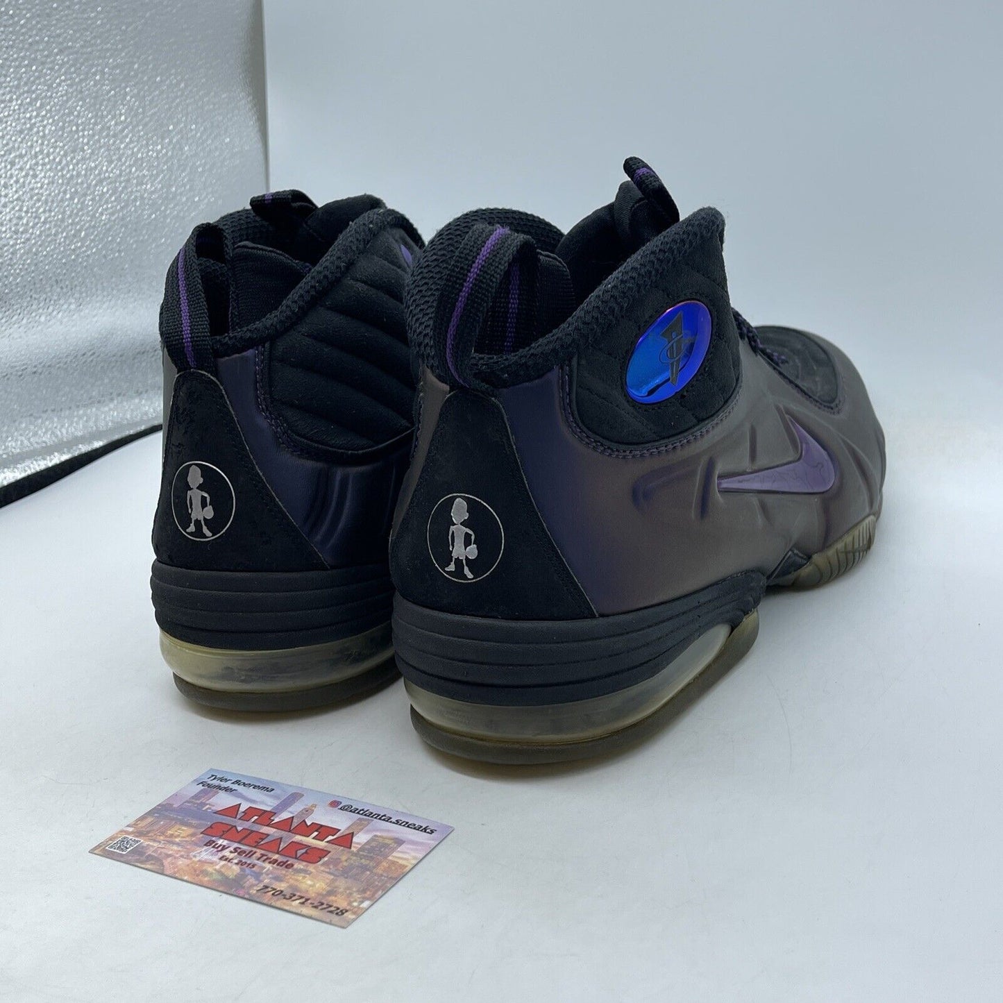 Size 11 - Nike 1/2 Cent Eggplant Purple Black Suede Leather (344646-500)