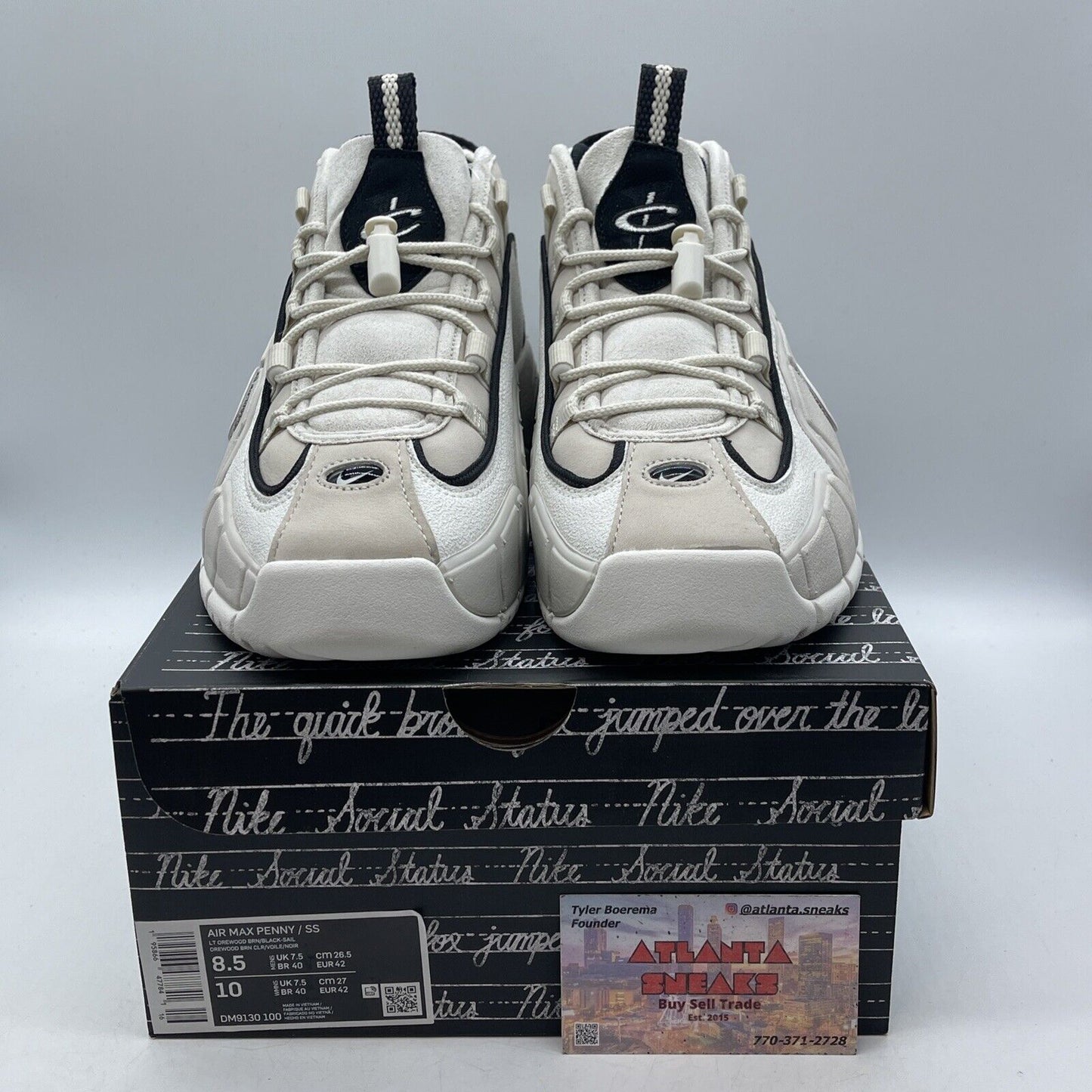 Size 8.5 - Nike Social Status x Air Max Penny 1 Recess - Desert Sand