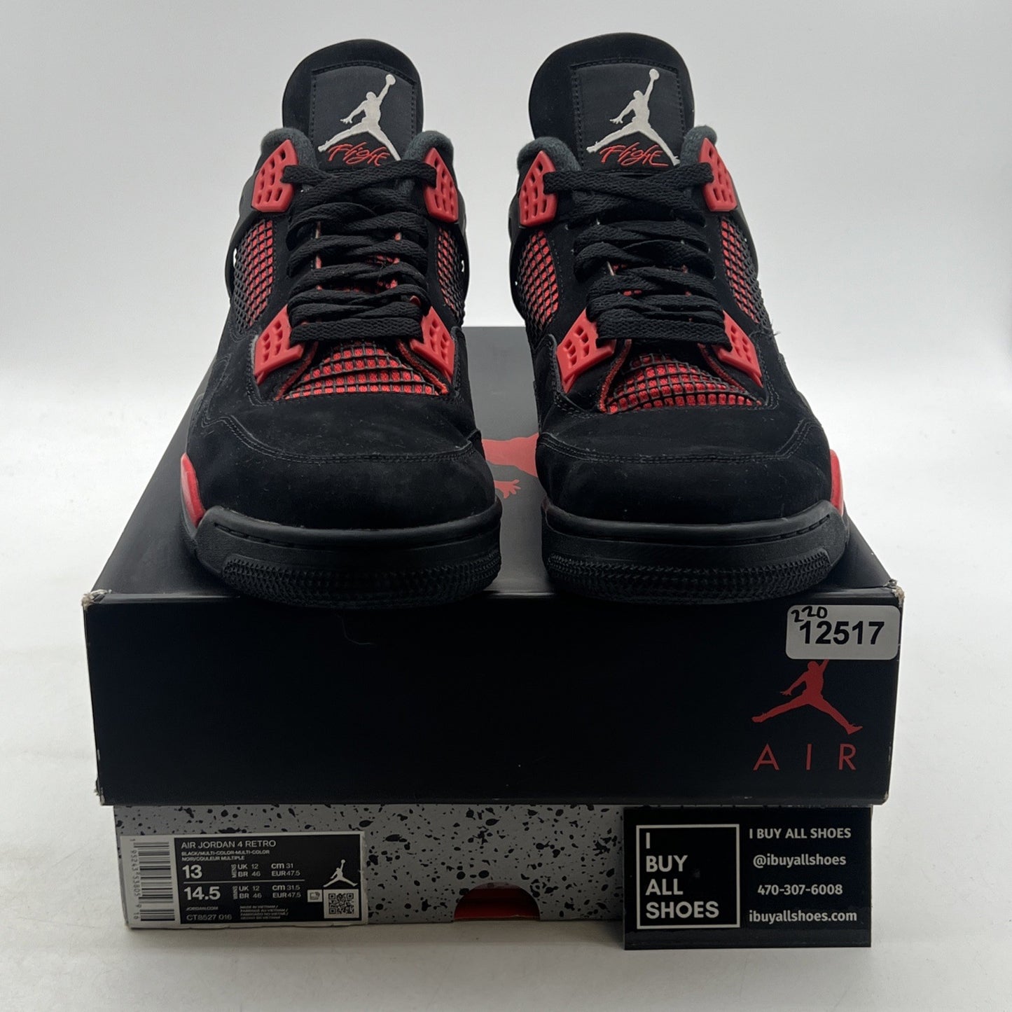 Size 13 - Air Jordan 4 Retro Mid Red Thunder (CT8527-016)