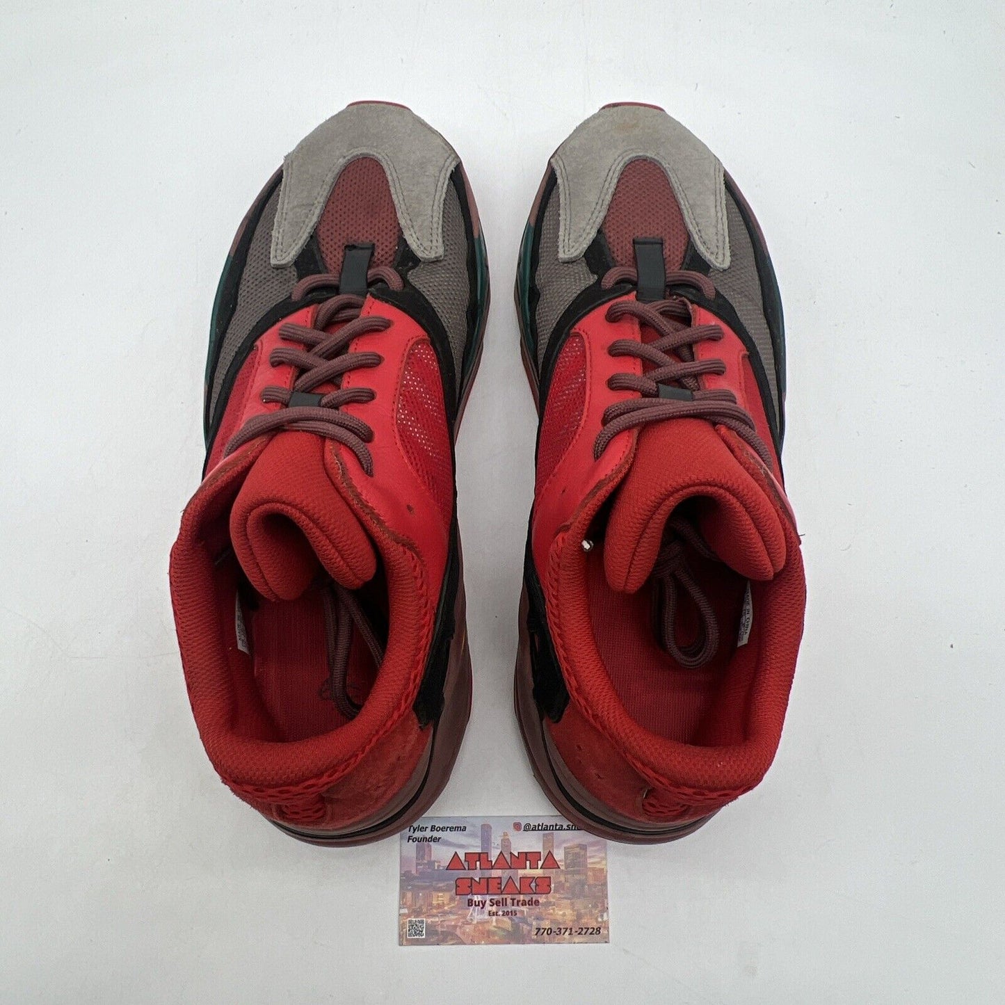 Size 13 - adidas Yeezy Boost 700 Hi-Res Red Suede Leather (HQ6979)