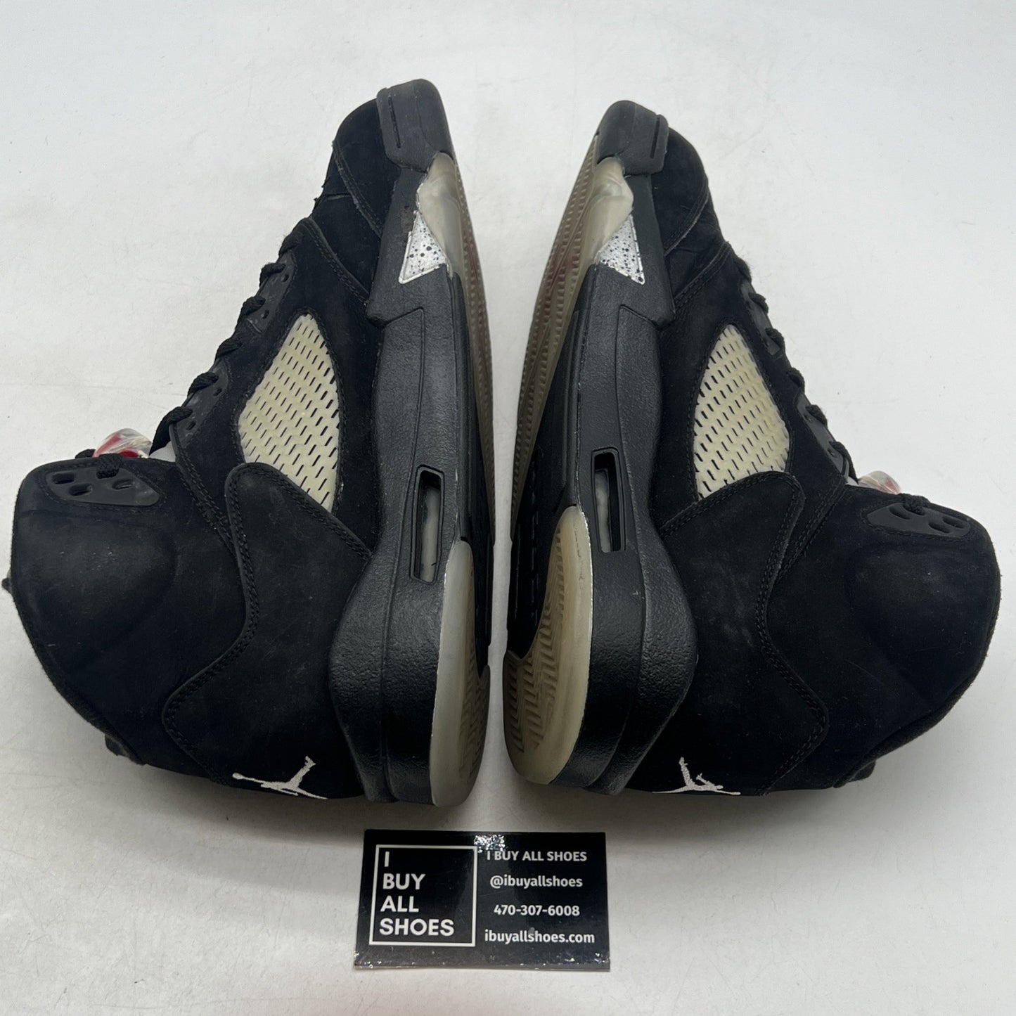 Size 11.5 - Air Jordan 5 Retro 2011 Black Metallic (136027-010)