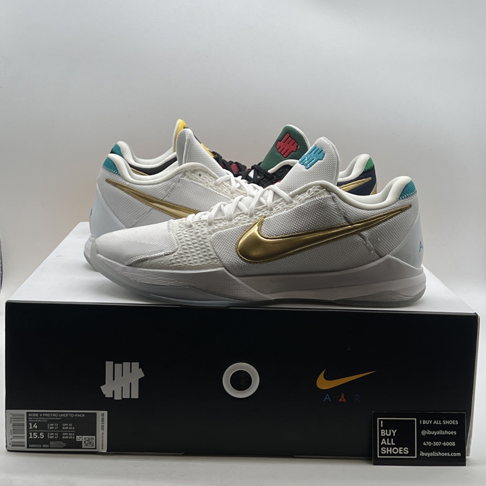 Size 14 - Nike Kobe 5 Protro Undefeated “What If” Pack (DB5551-900)