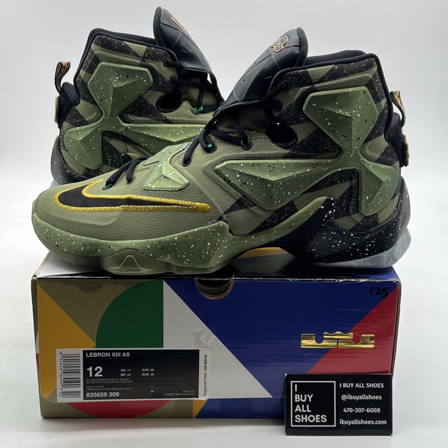 Size 12 - Nike LeBron 13 All Star - Northern Lights (835659-309)