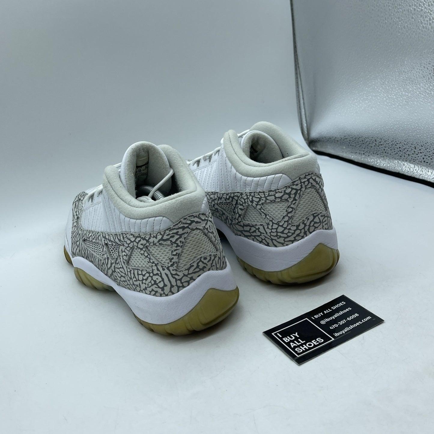 Size 12 - Air Jordan 11 Retro IE 2015 Low Cobalt Grey White Suede (306008-102)