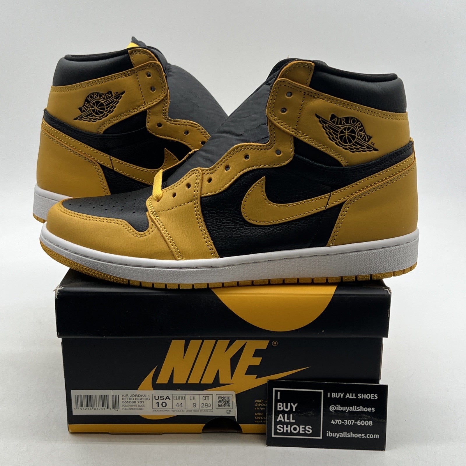 Size 10 - Air Jordan 1 Retro OG High Pollen (555088-701)