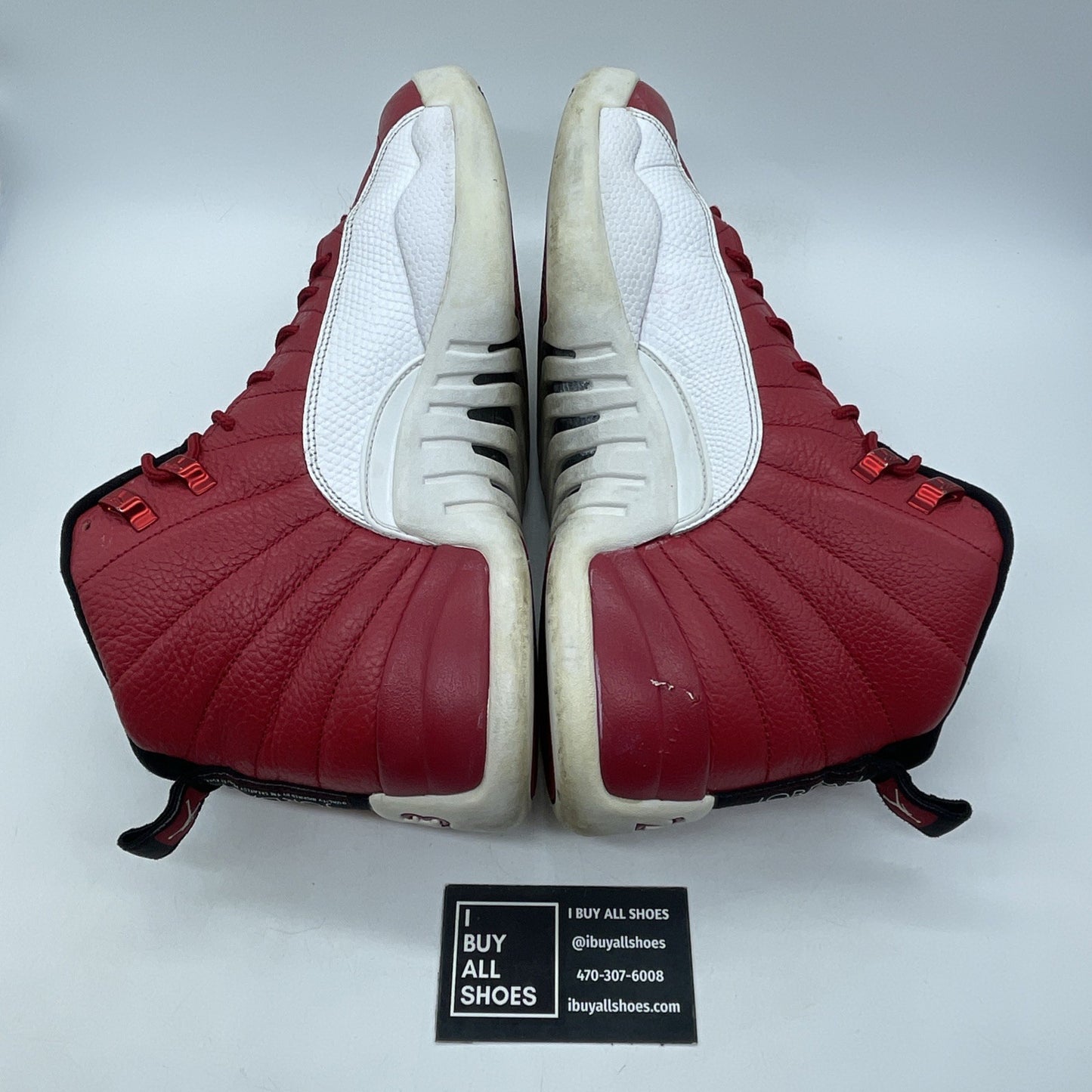 Size 11 - Air Jordan 12 Retro Gym Red White Black Leather (130690-600)