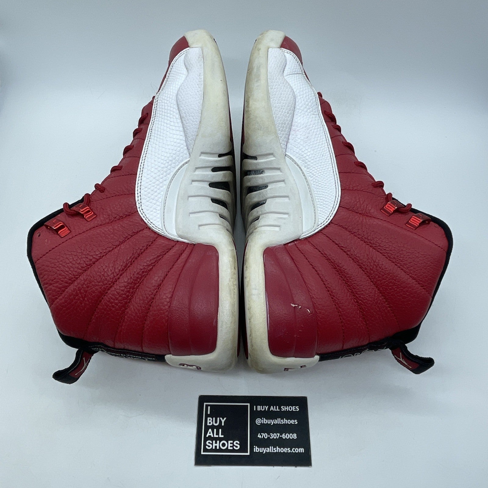 Size 11 - Air Jordan 12 Retro Gym Red White Black Leather (130690-600)