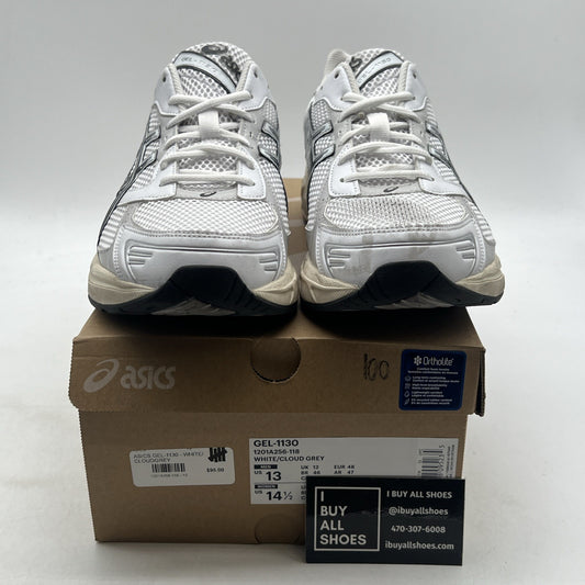 Size 13 - ASICS Gel 1130 White Cloud Grey (1201A256-118)