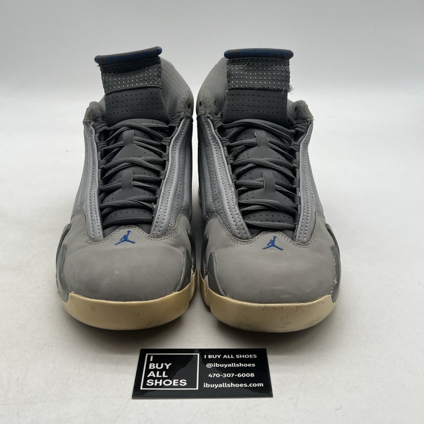 Size 12 - Air Jordan 14 Retro Wolf Grey (487471-004)