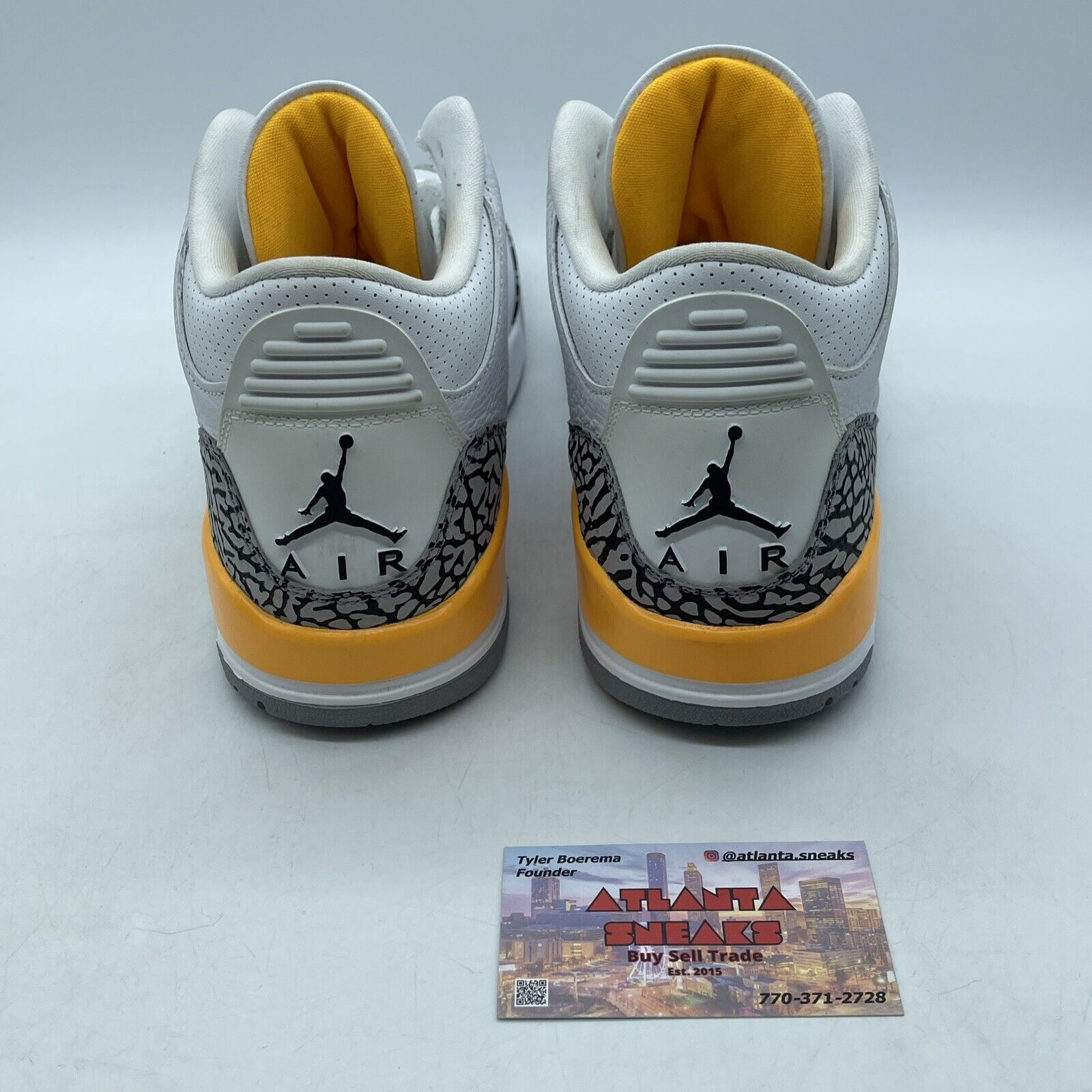 Size 10W - Air Jordan 3 Retro Laser Orange White Grey Suede (CK9246-108)